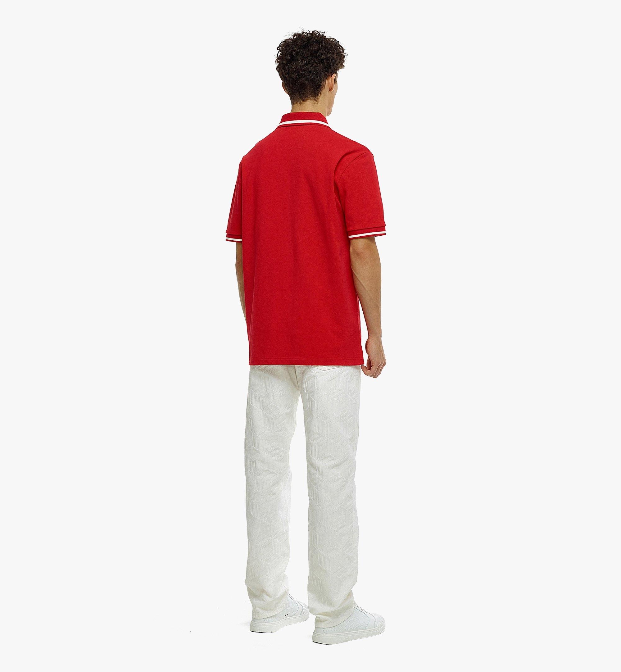 Men’s Cubic Monogram Polo Shirt in Organic Cotton - 4