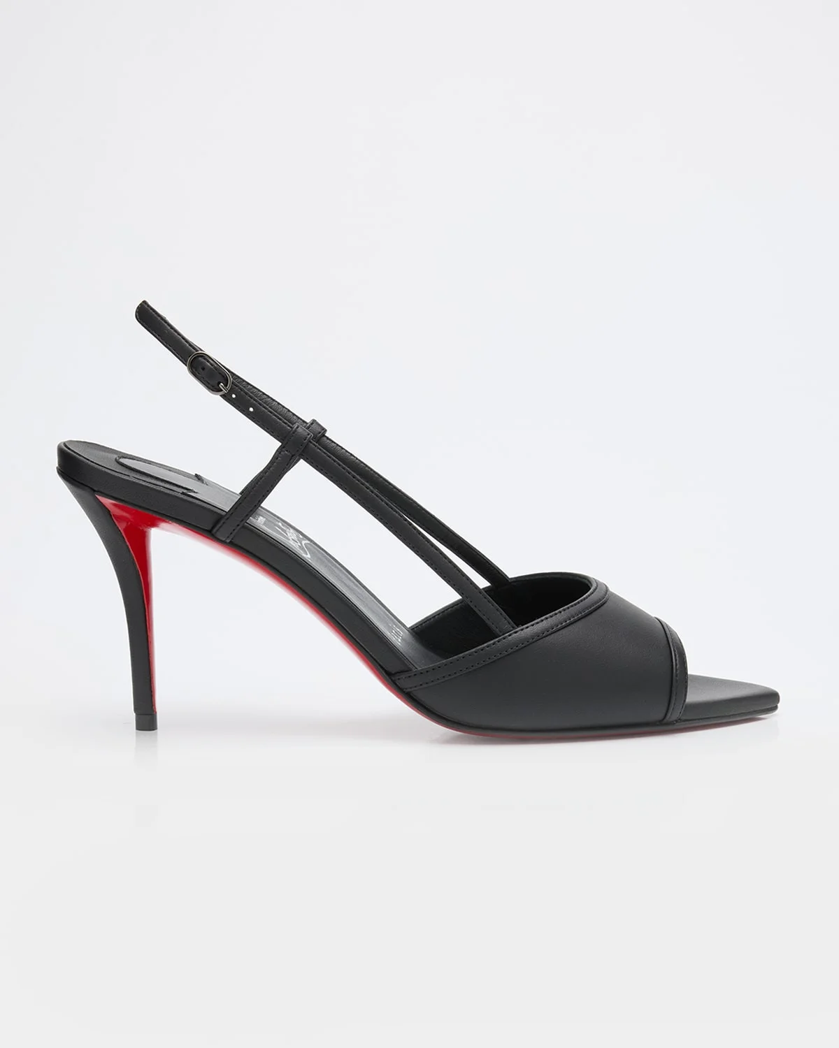80mm Miss Z Leather Slingback Sandals - 1