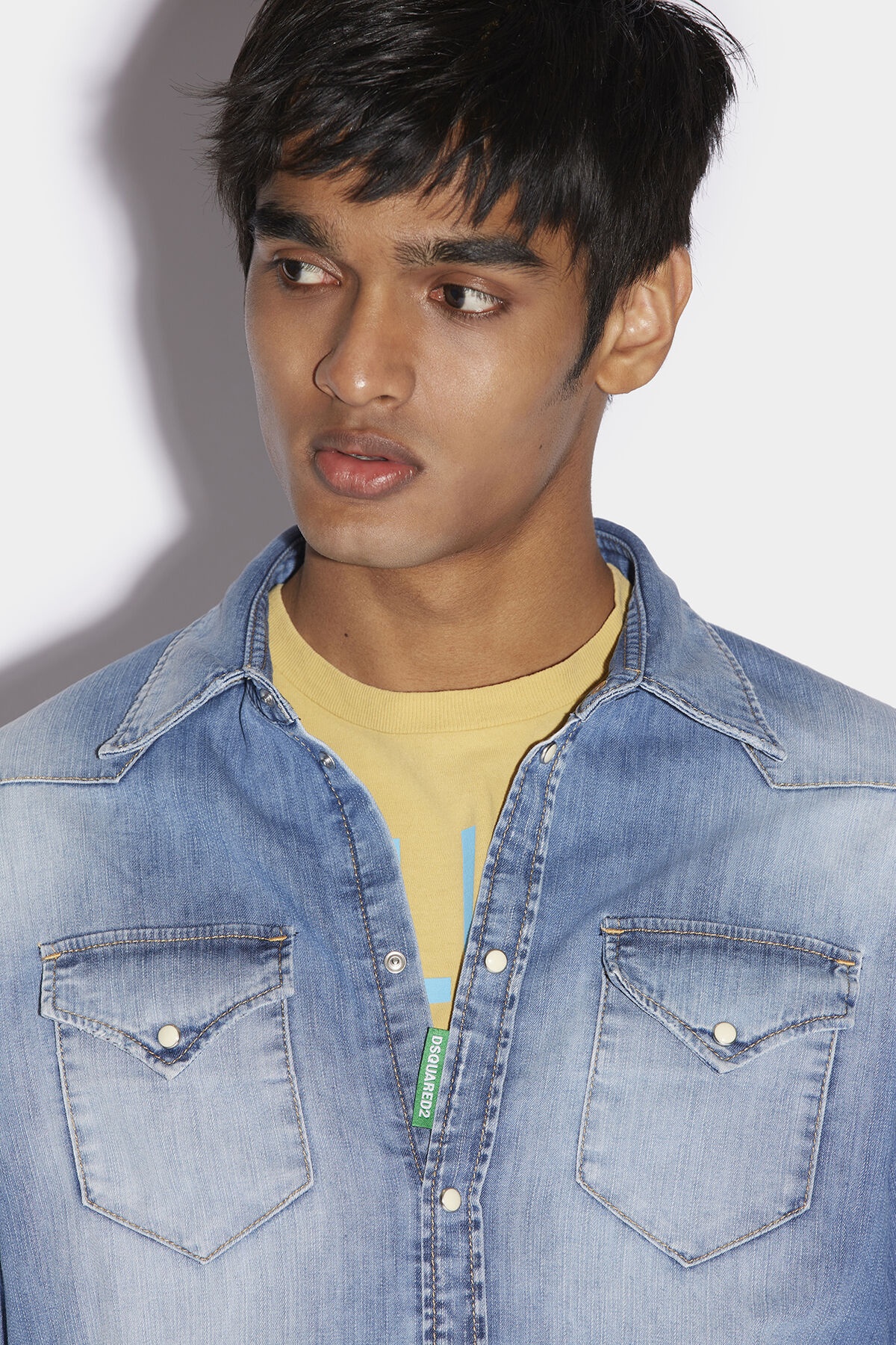 GREEN TAB COTTON WESTERN SHIRT - 3