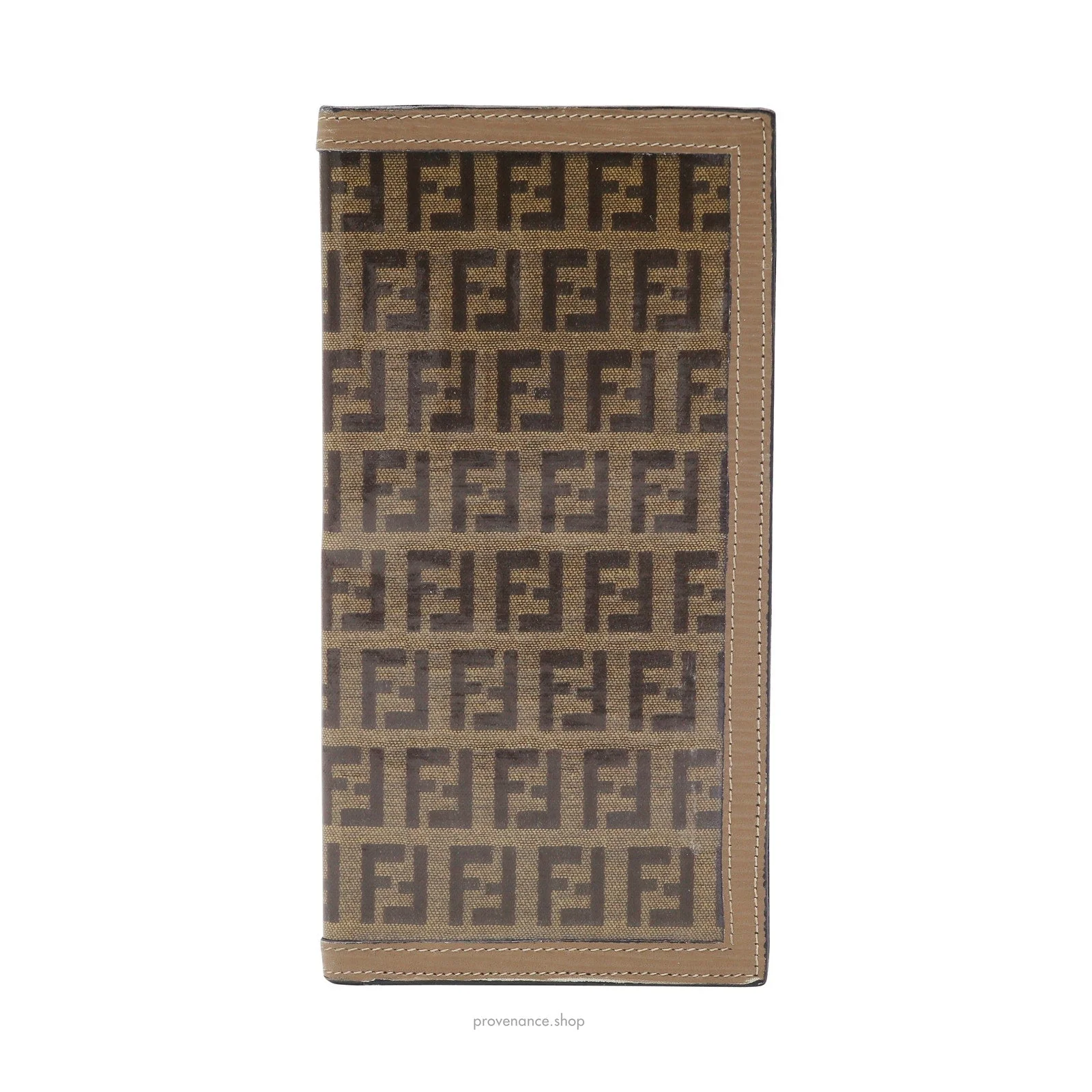 Fendi Long Wallet - Micro FF Zucca Glace - 1
