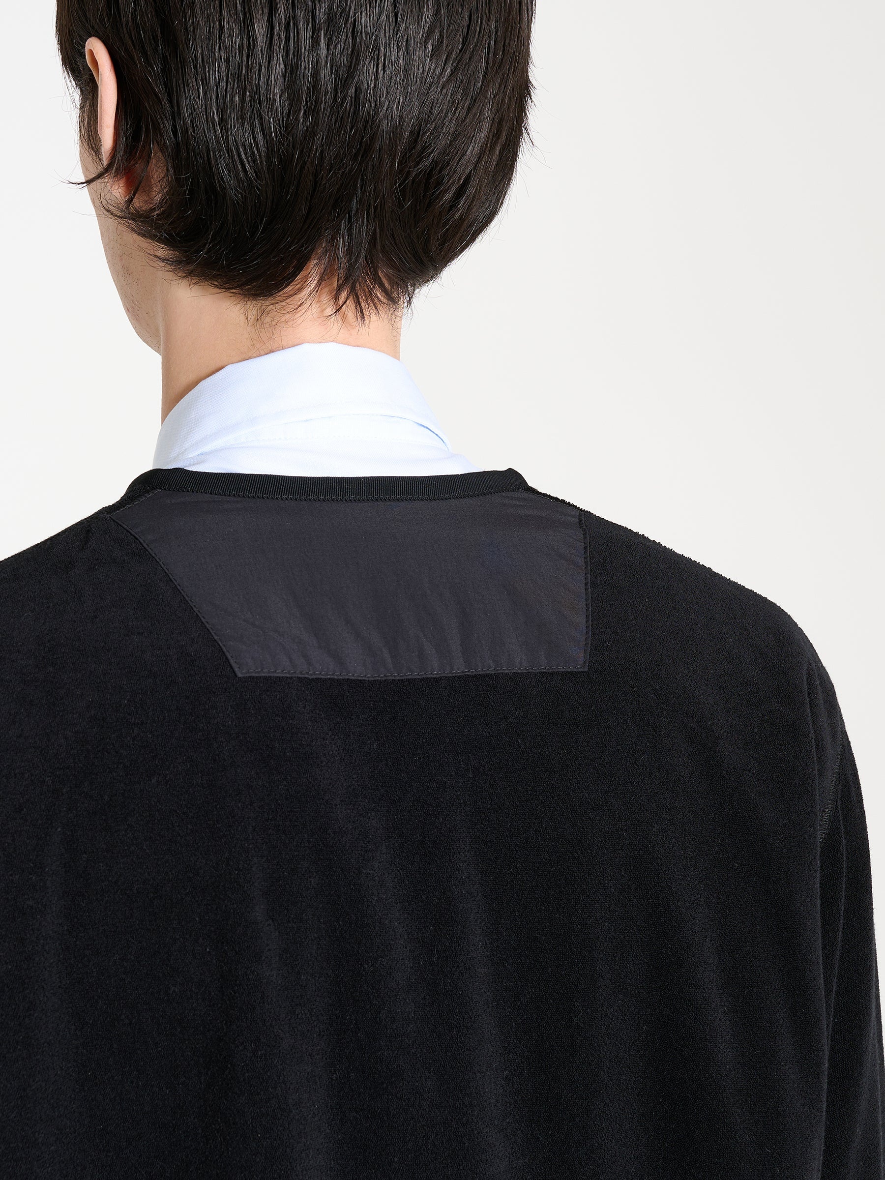 COMME DES GARÇONS HOMME PILE CARDIGAN BLACK - 6