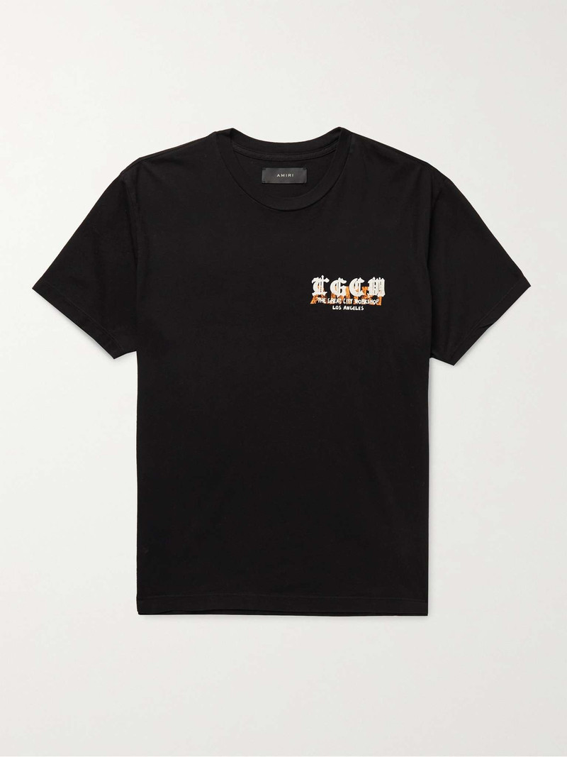TGCW Printed Cotton-Jersey T-Shirt - 1