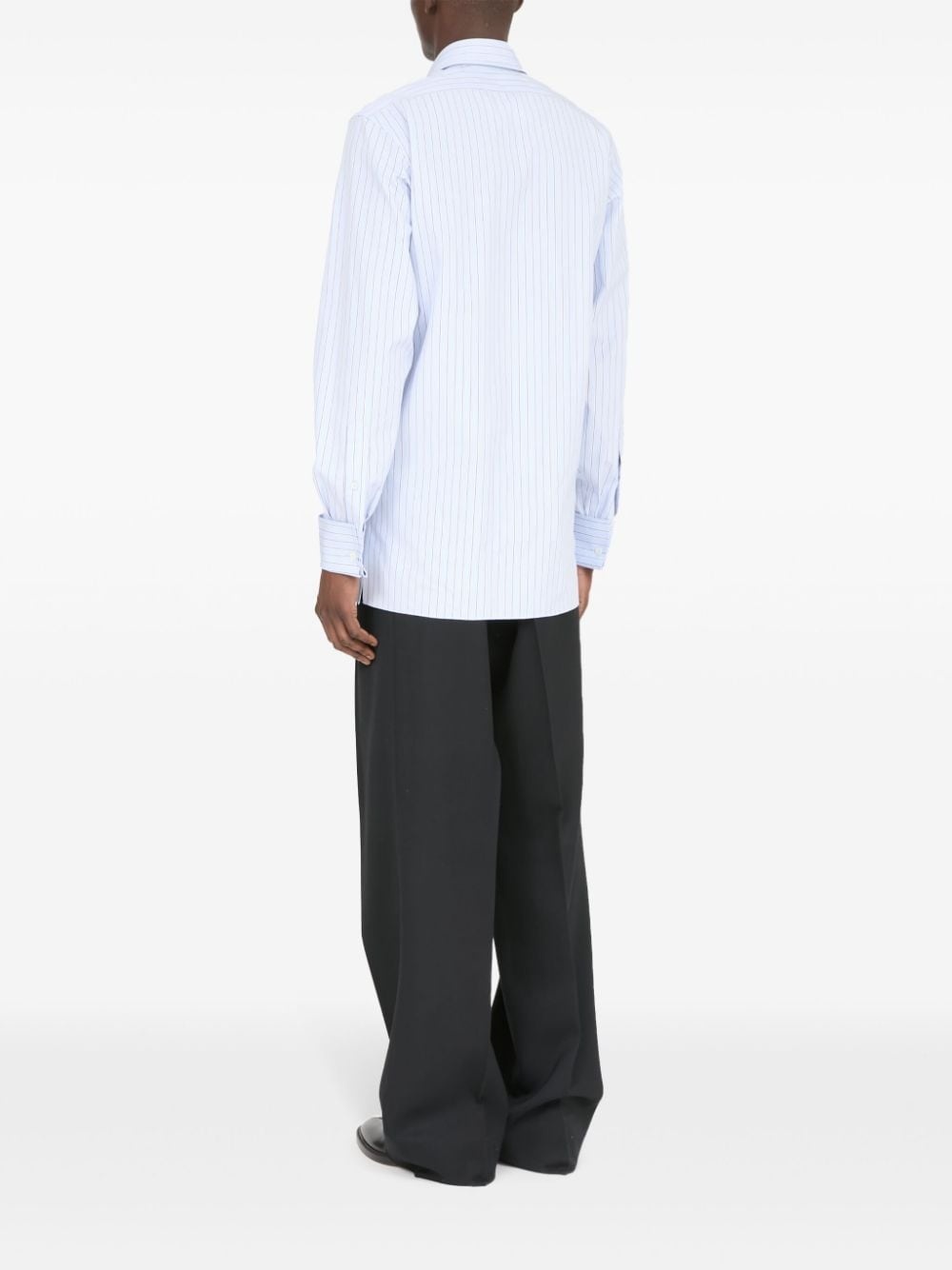 striped cotton shirt - 5