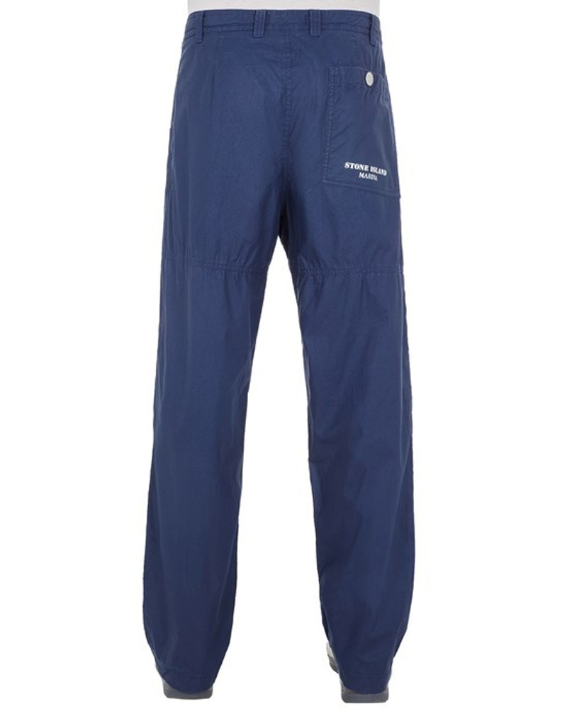 Stone Island 314X3 PLATED COTTON CANVAS_STONE ISLAND MARINA ROYAL BLUE outlook