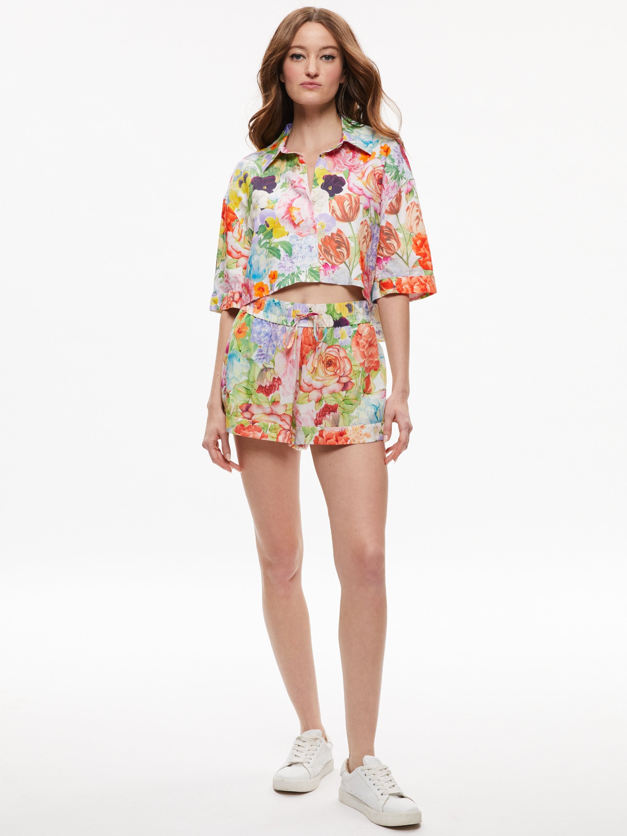 SHEENA HIGH WASITED FLOWY SHORT - 3