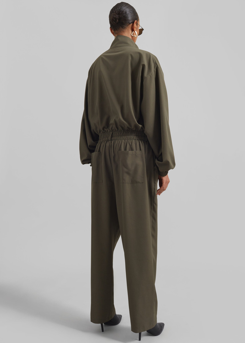 Tropez Jumpsuit - Khaki 8