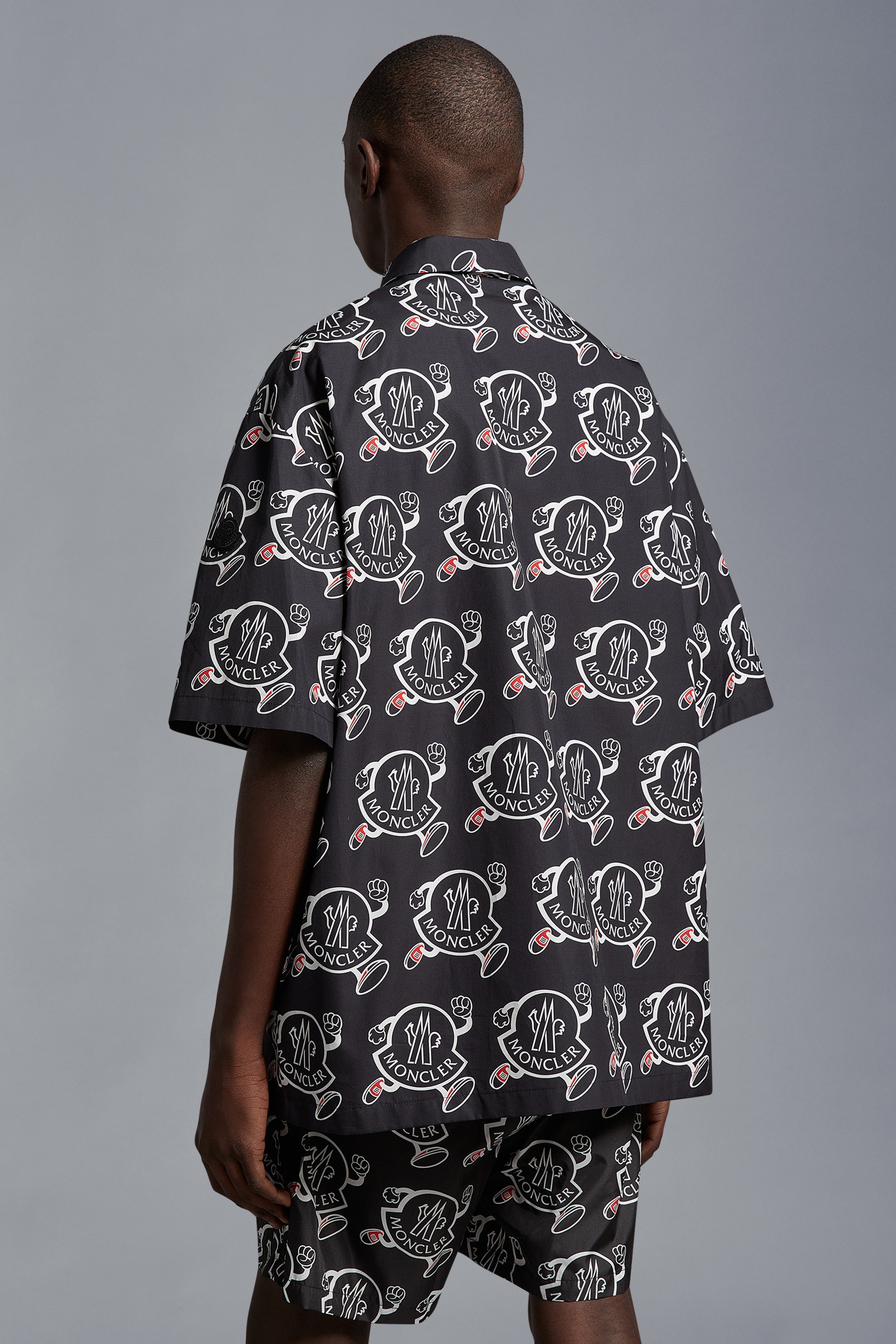 Logo Print Cotton Shirt - 5