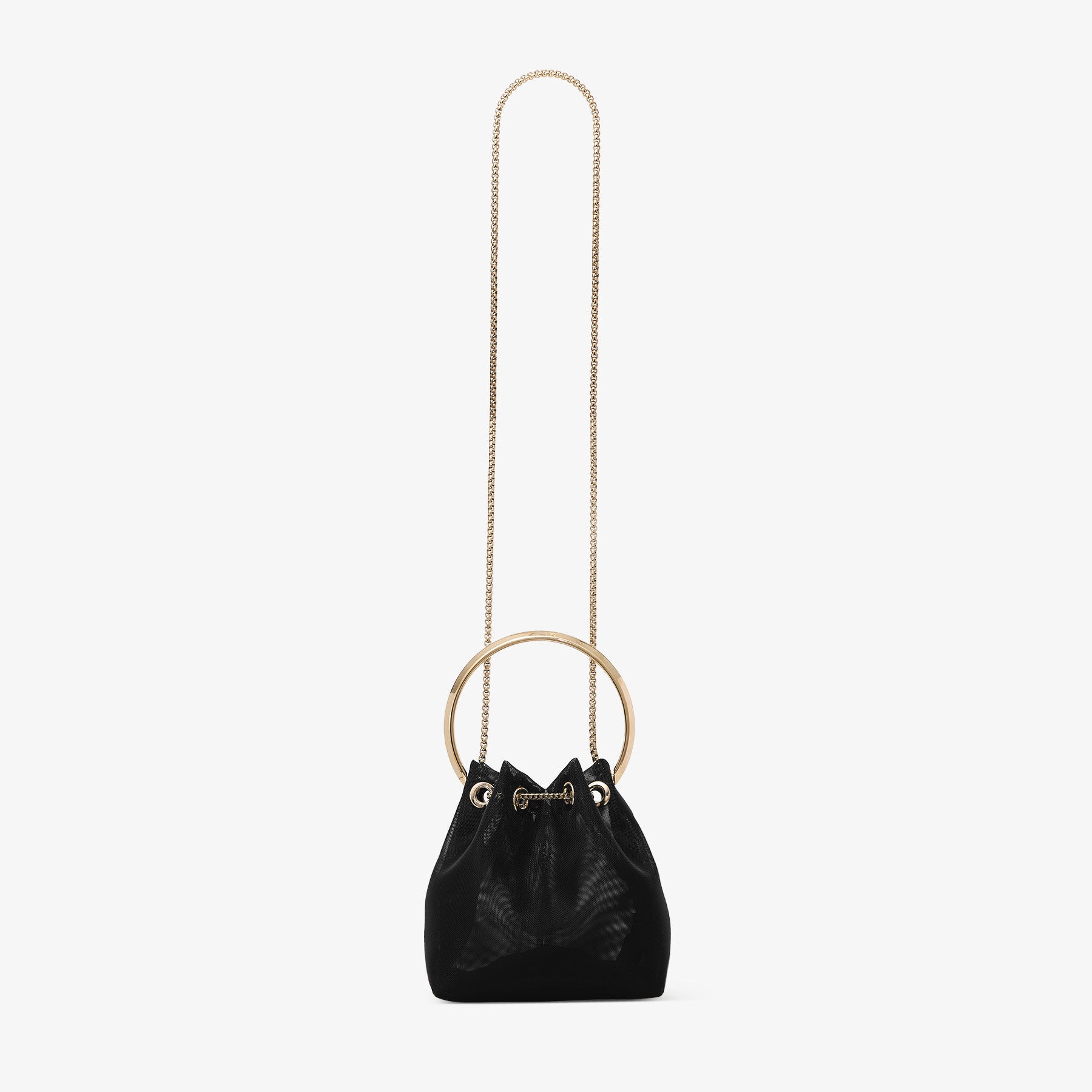 Bon Bon
Black Mesh Bucket Bag - 6