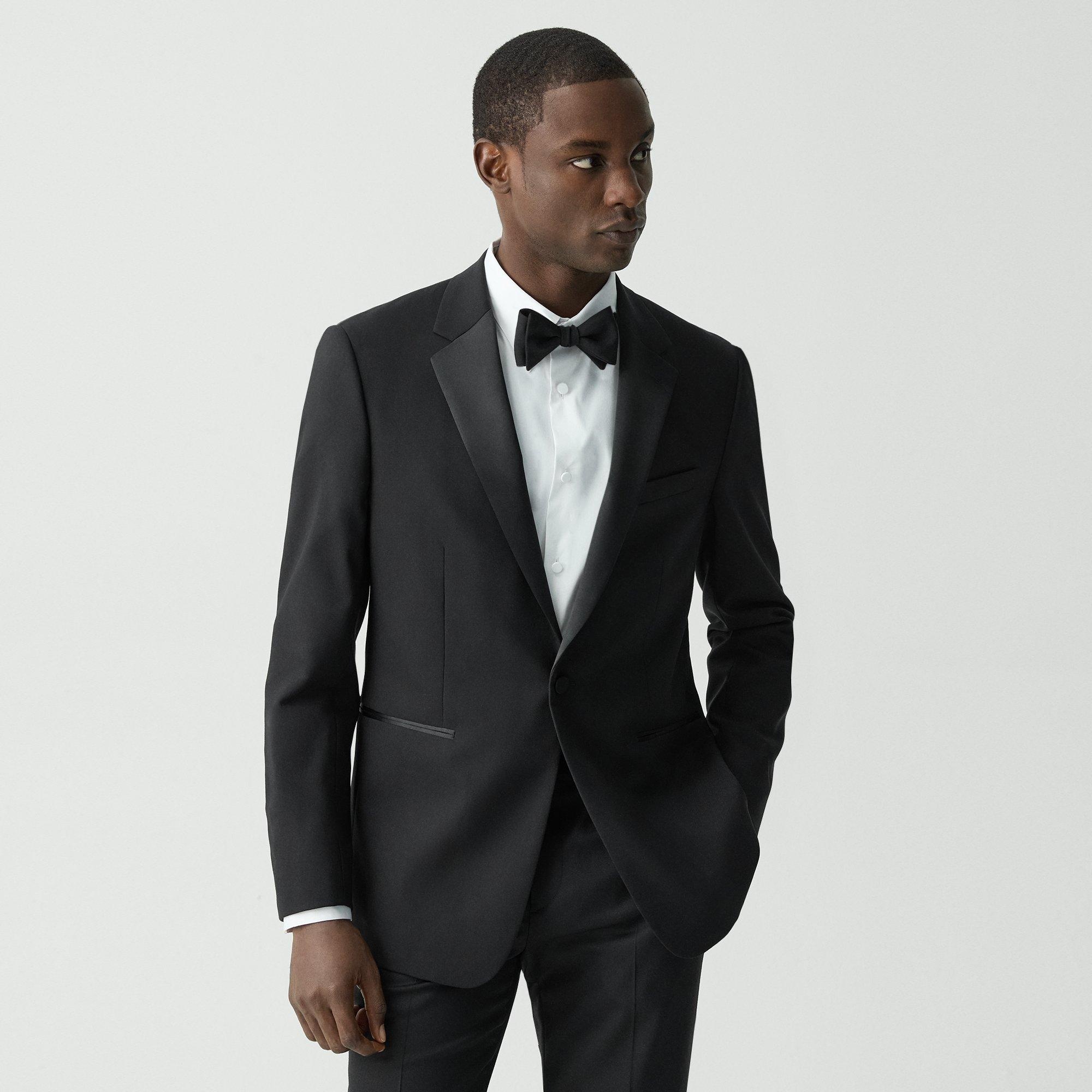 Chambers Tuxedo Blazer in Stretch Wool - 3