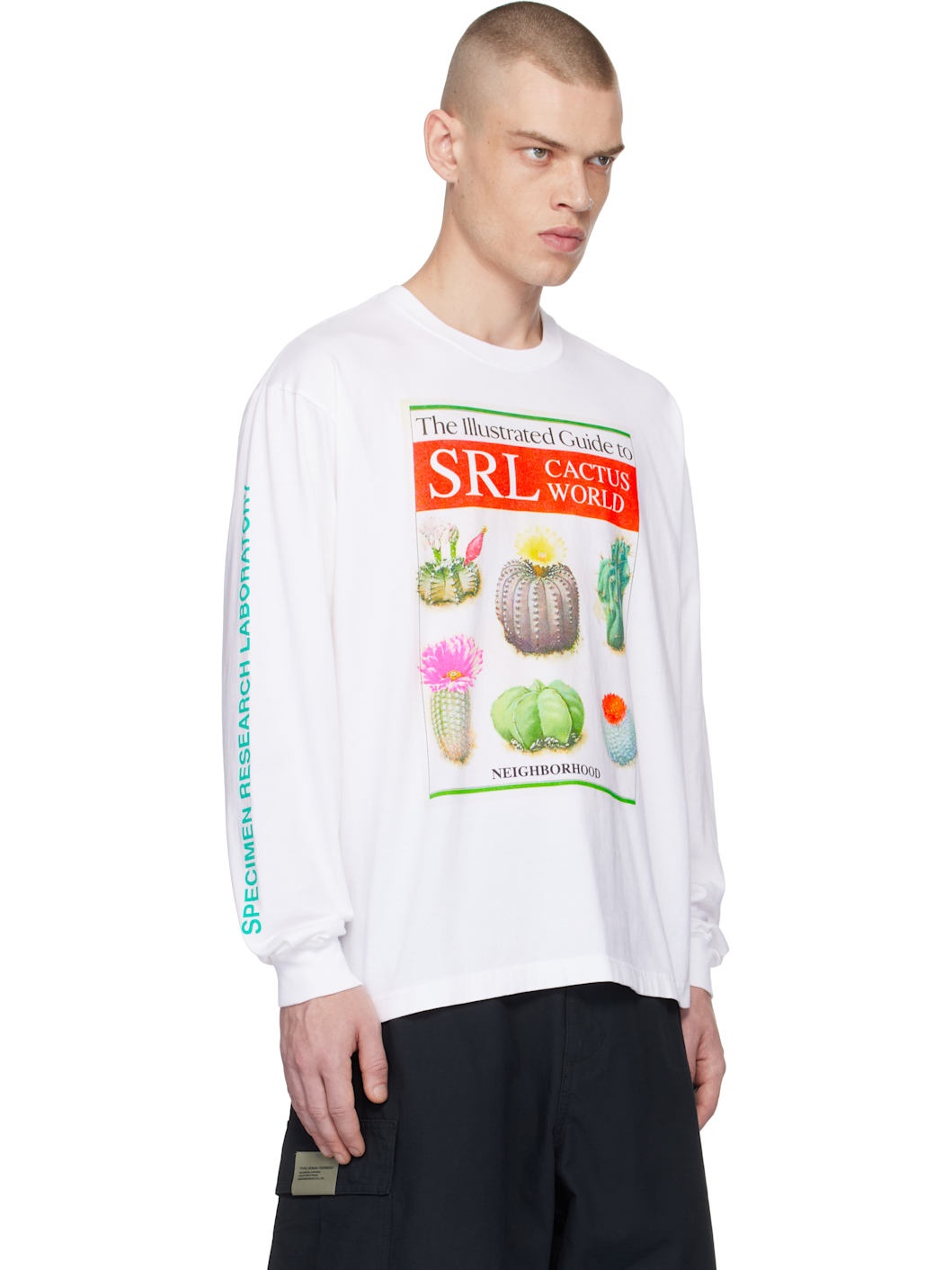 White 'SRL' LS-3 T-shirt - 2