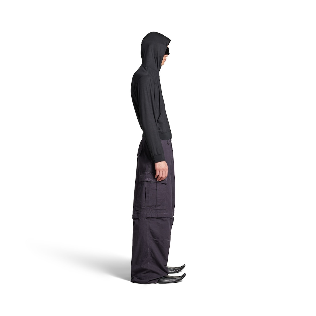 Men's Large Cargo Pants in Dark Blue - 3