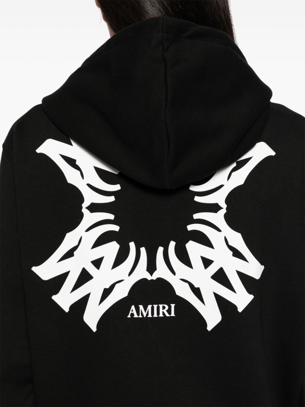 logo print hooded jacket - 5