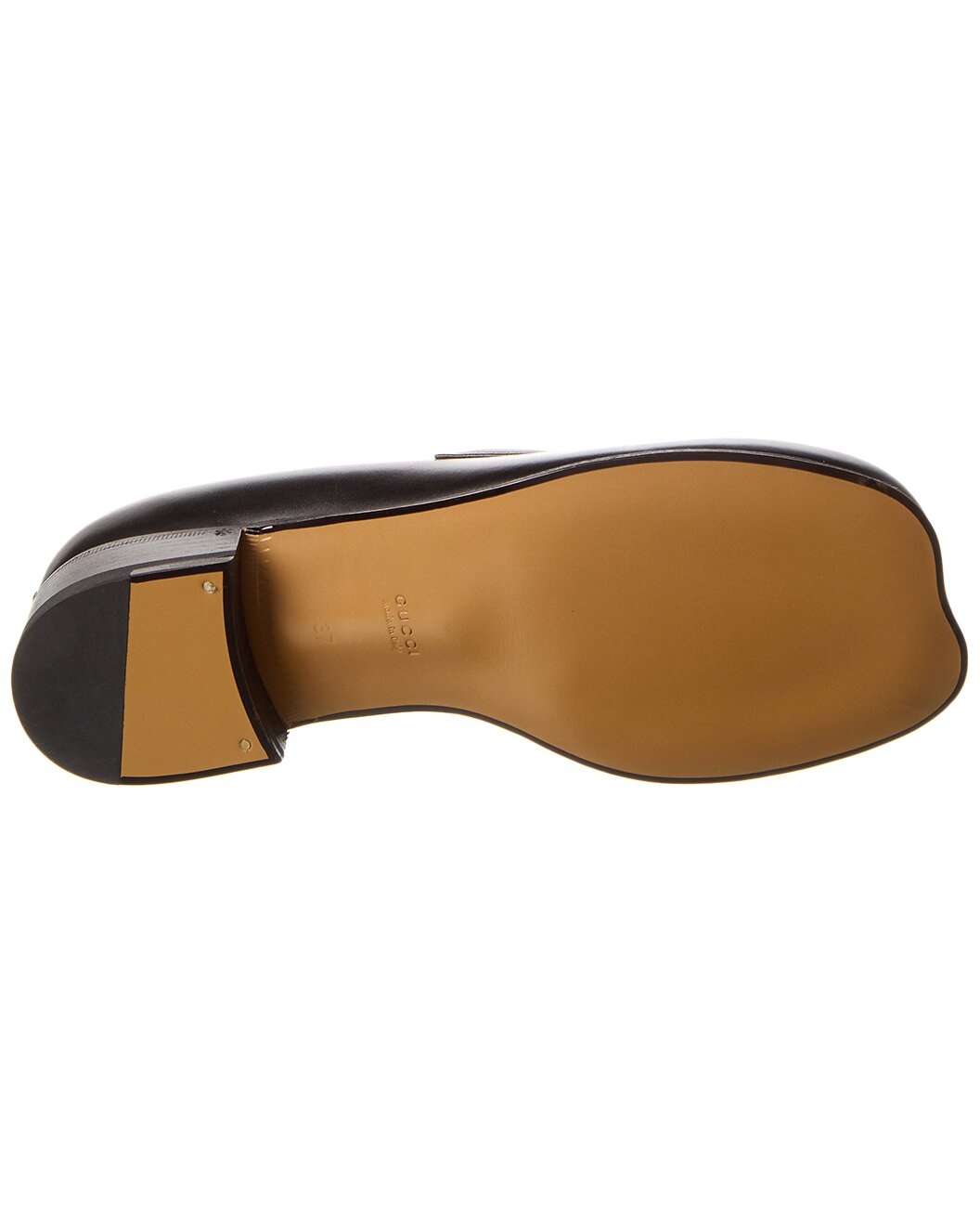 Gucci Web Interlocking G Leather Loafer - 4