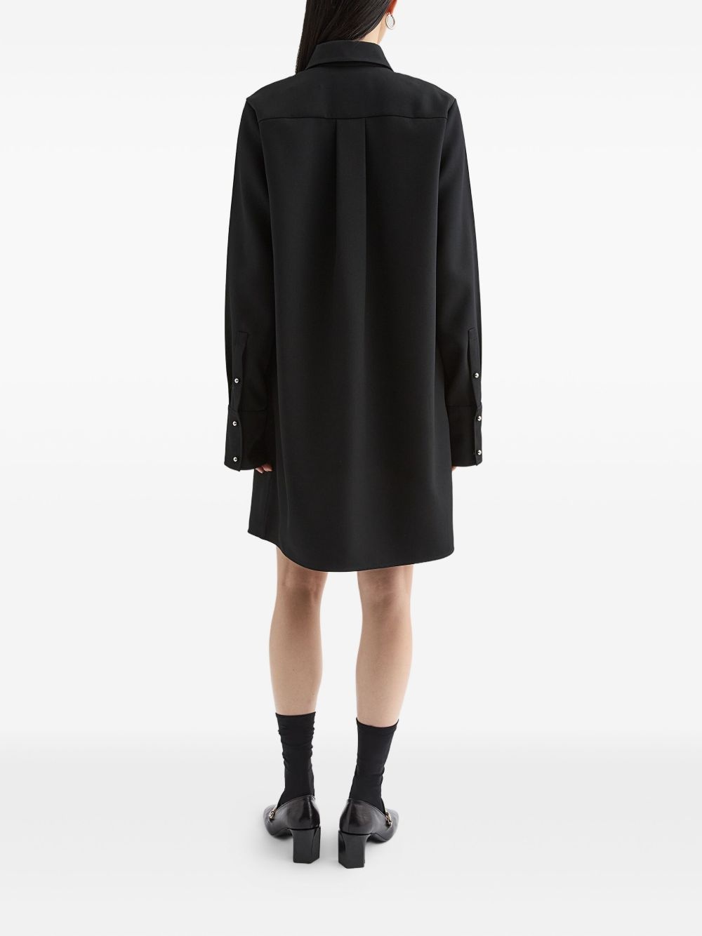 wool polo dress - 4