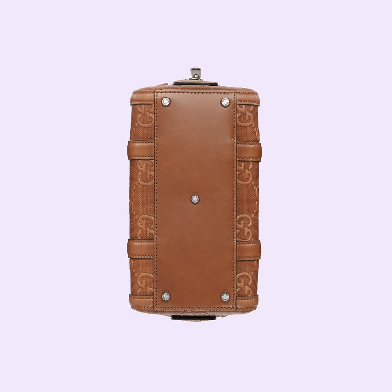 GG embossed mini duffle bag 10
