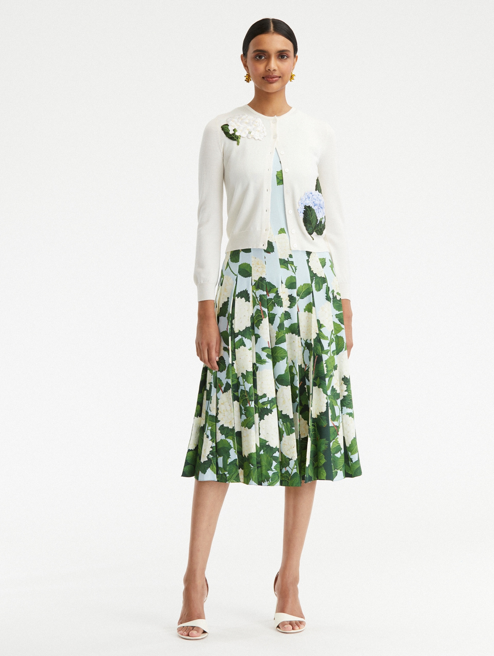 HYDRANGEA THREADWORK CARDIGAN - 2