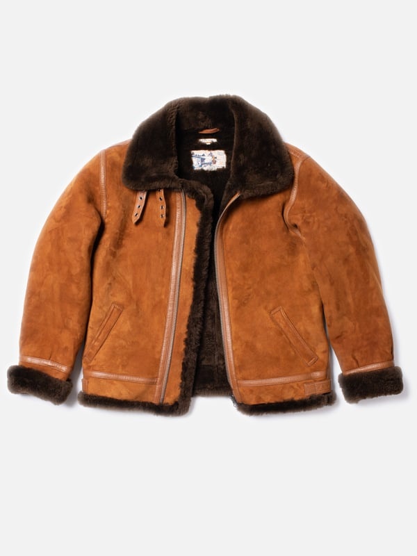 Sylvester Shearling Jacket Light Brown - 1