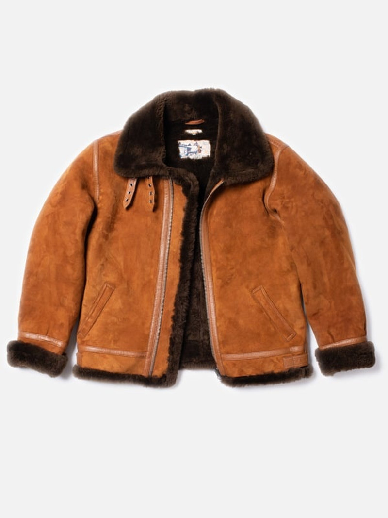 Sylvester Shearling Jacket Light Brown 1