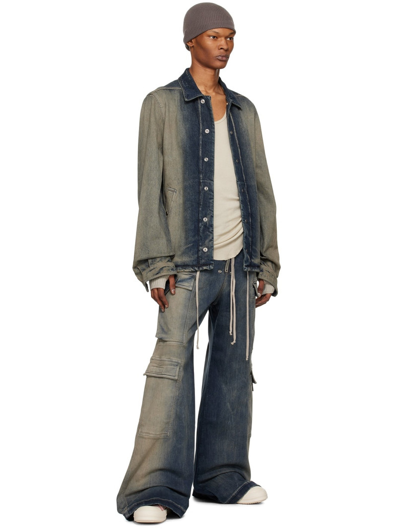 Rick Owens DRKSHDW Pink Slashed Sneakers outlook