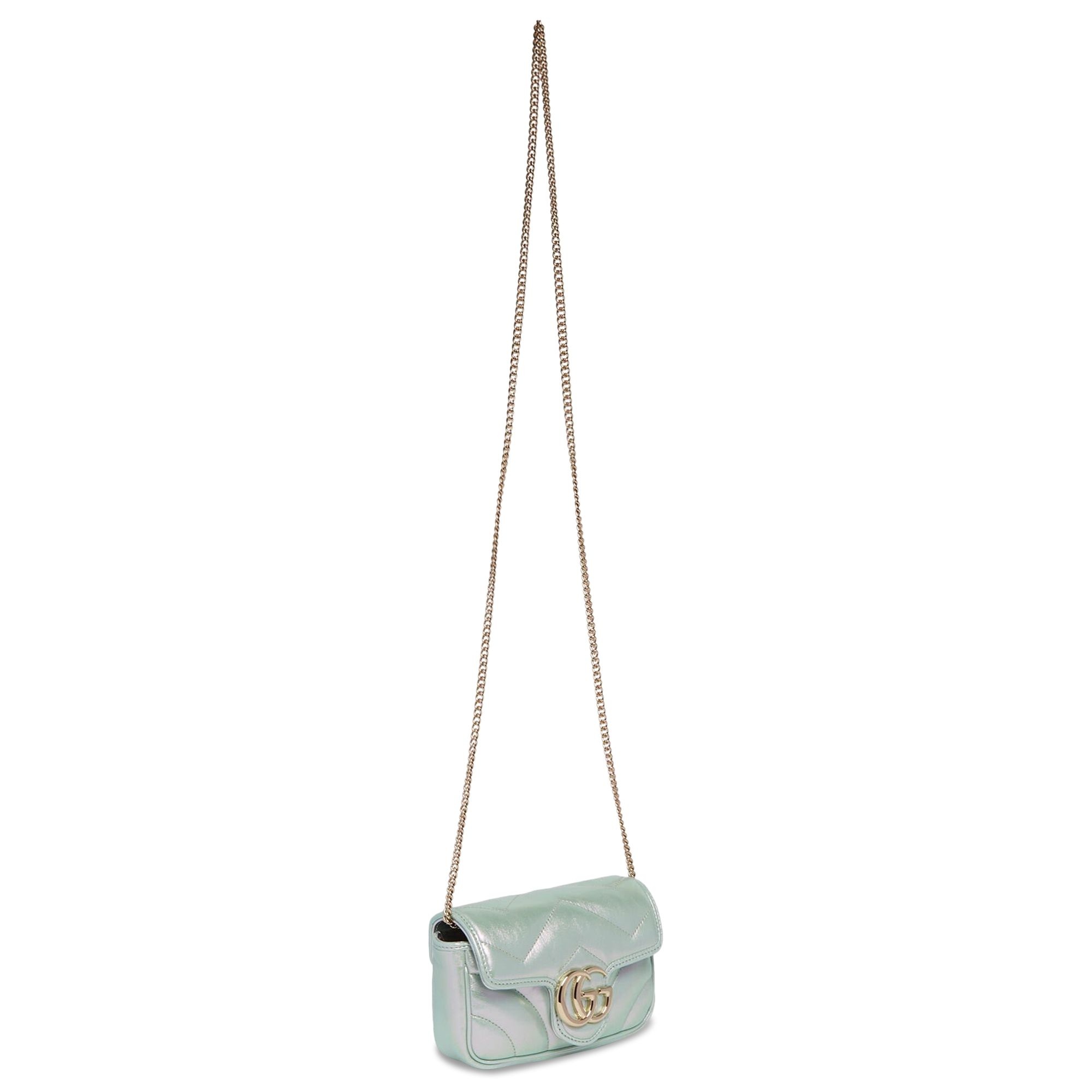 Gucci Crossbody Bag 'Green Iridescent' - 3