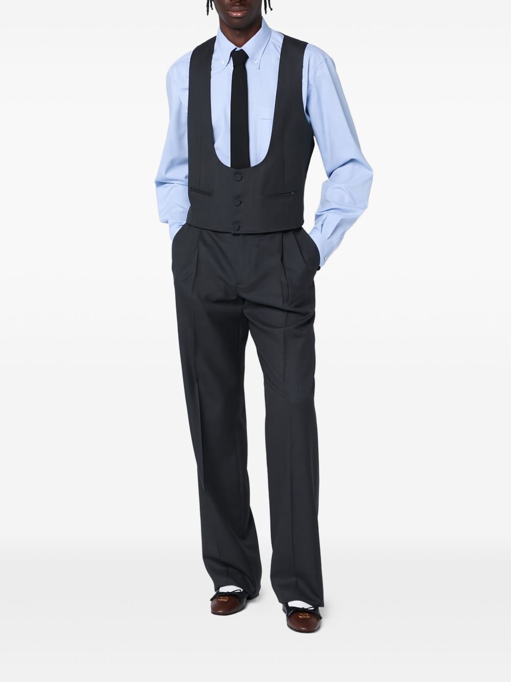 virgin wool waistcoat - 2