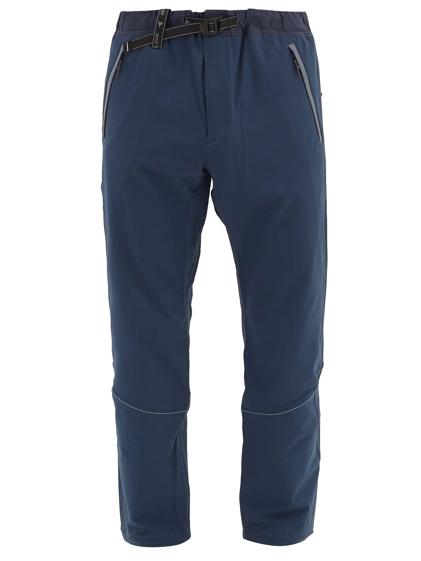 Belted technical trousers - 1