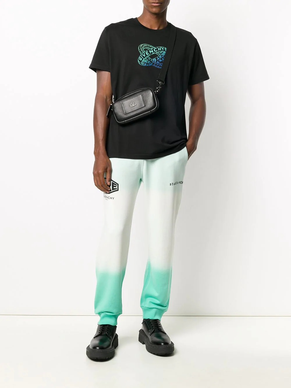 Studio Homme faded-effect track pants - 2