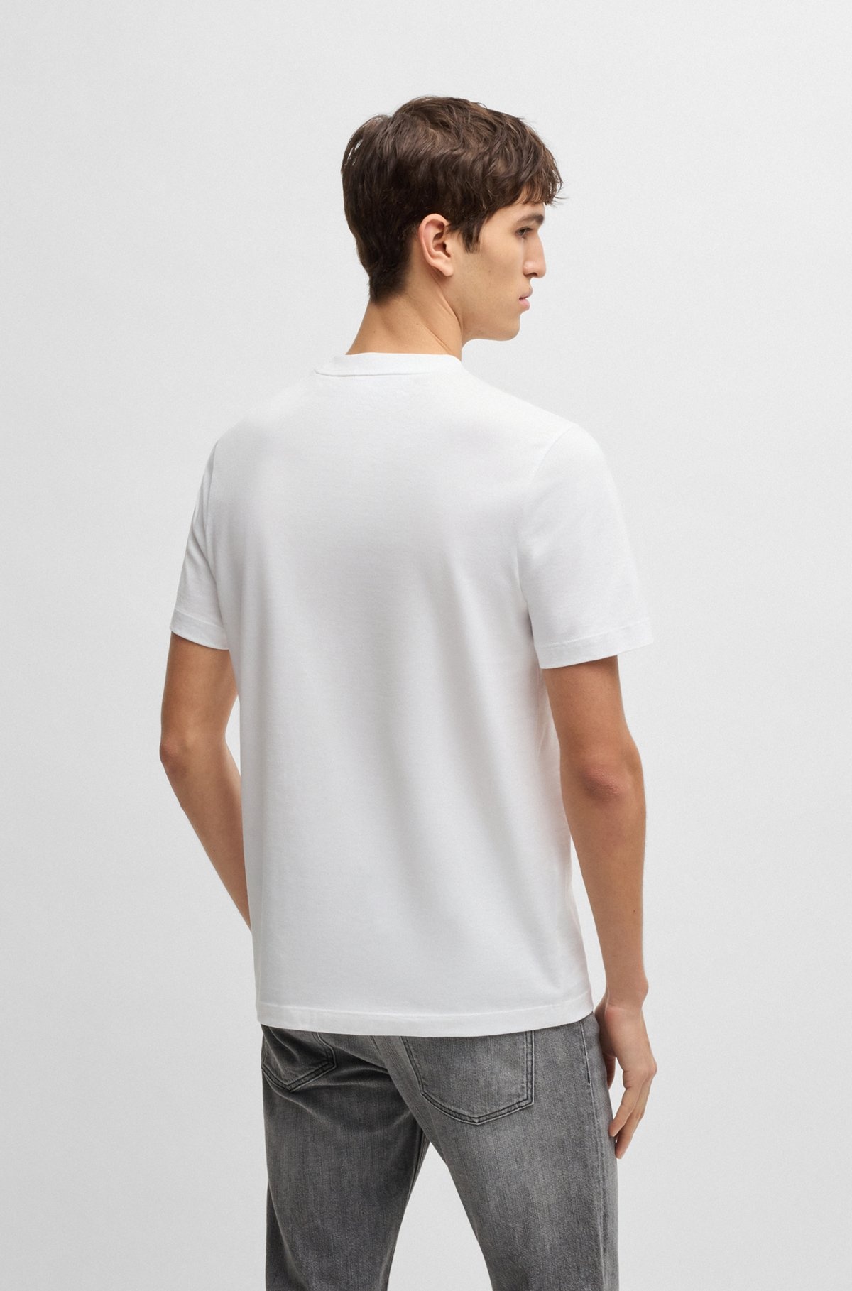 COTTON-JERSEY T-SHIRT WITH LOGO ARTWORK - 5
