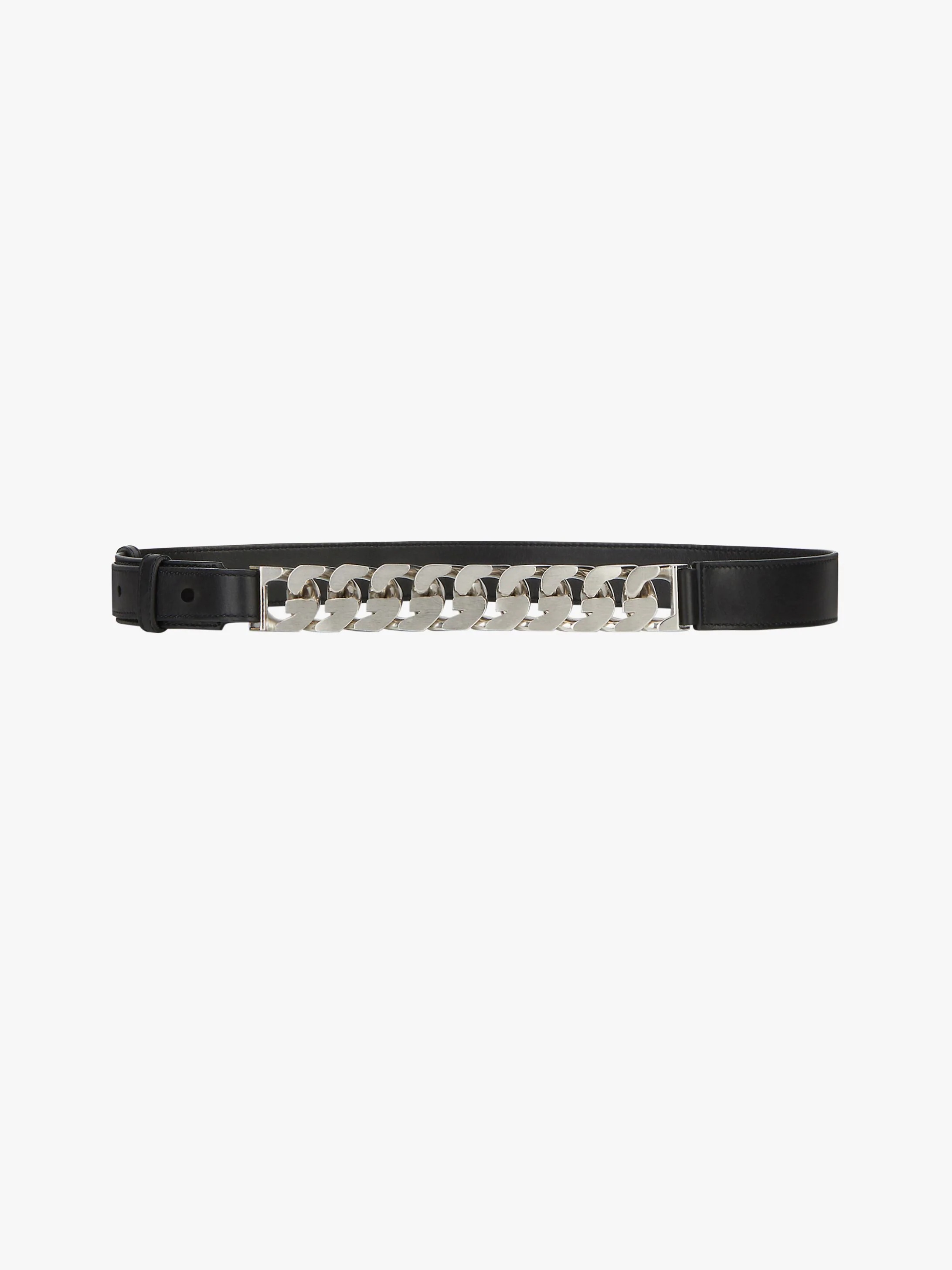 BELT IN LEATHER WITH CHAIN - 1