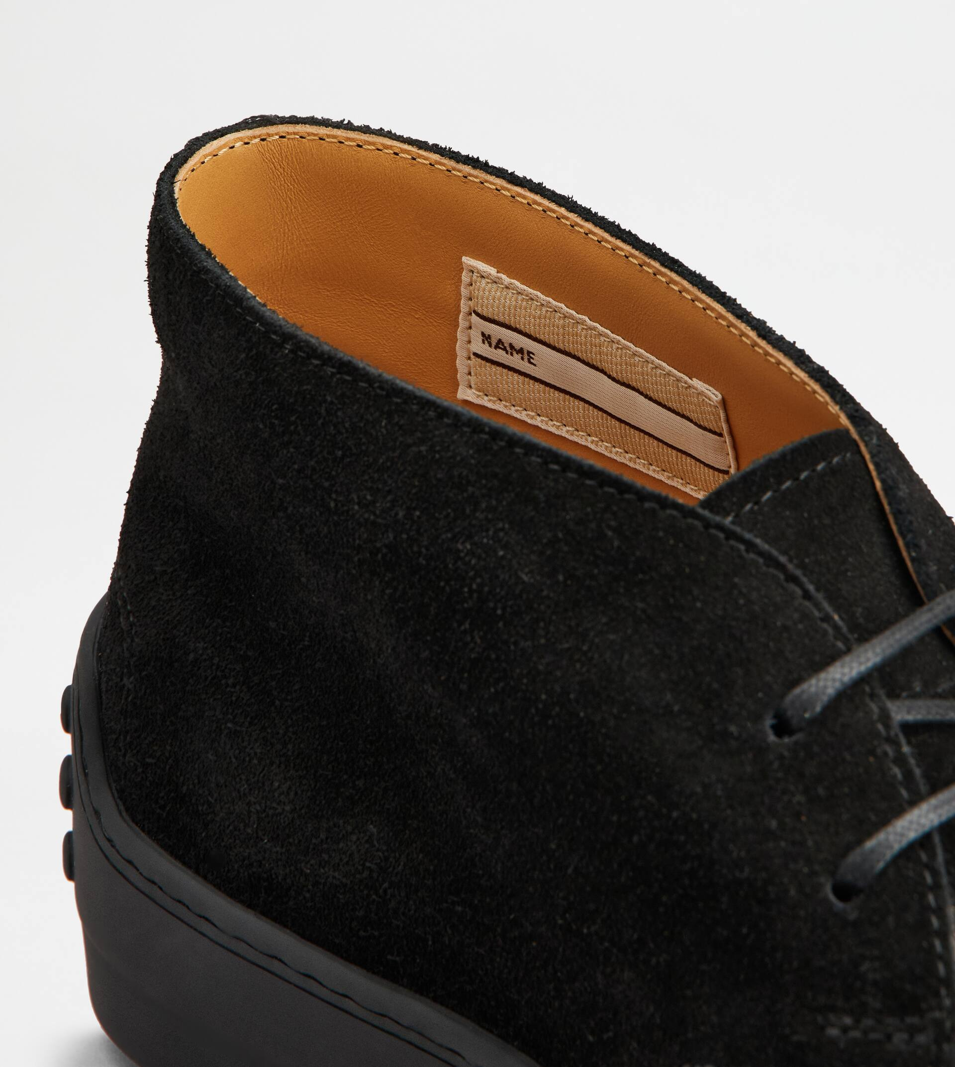 WINTER GOMMINO DESERT BOOTS IN SUEDE - BLACK - 5