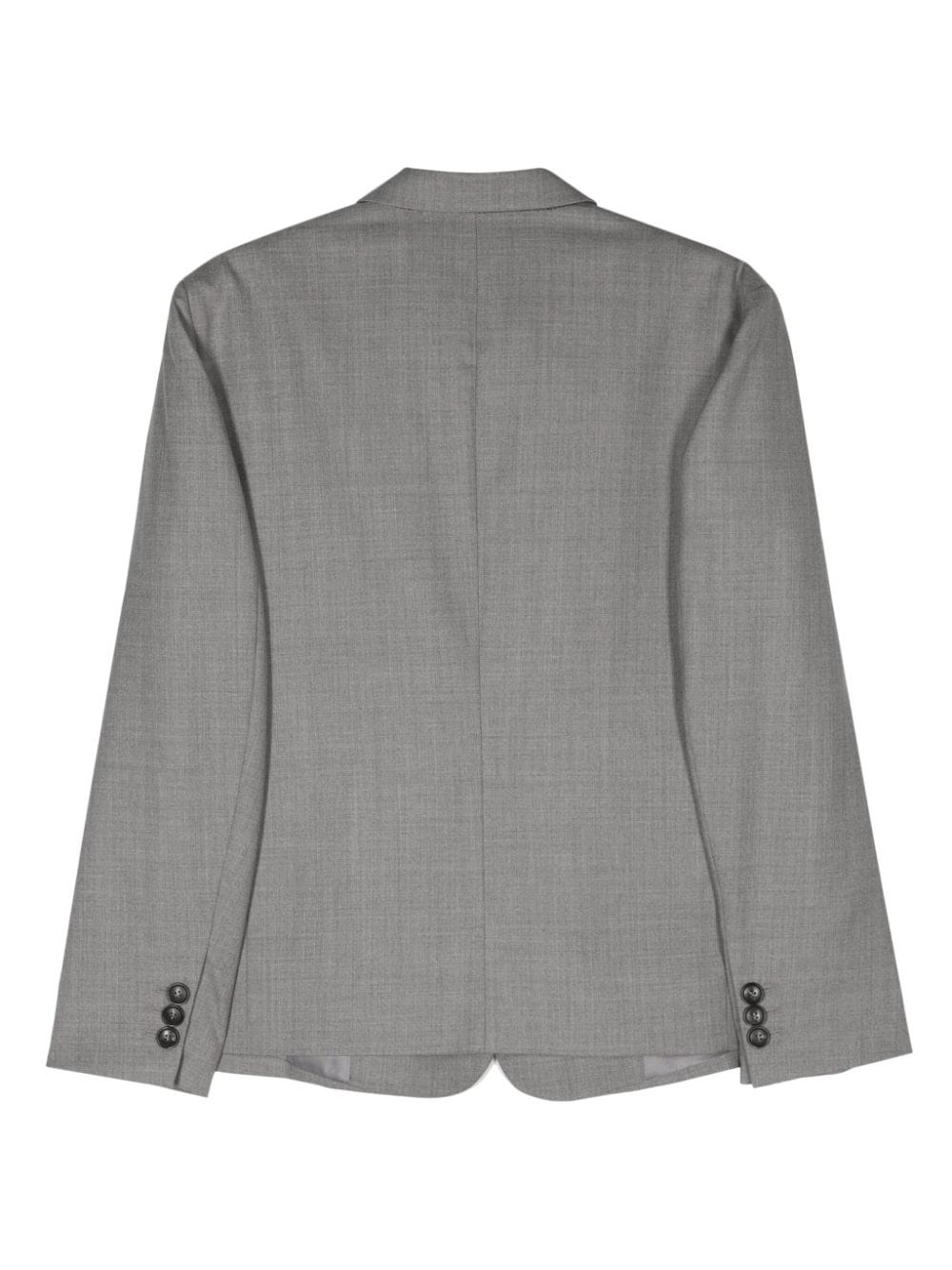 mÃ©lange-effect single-breasted blazer - 4