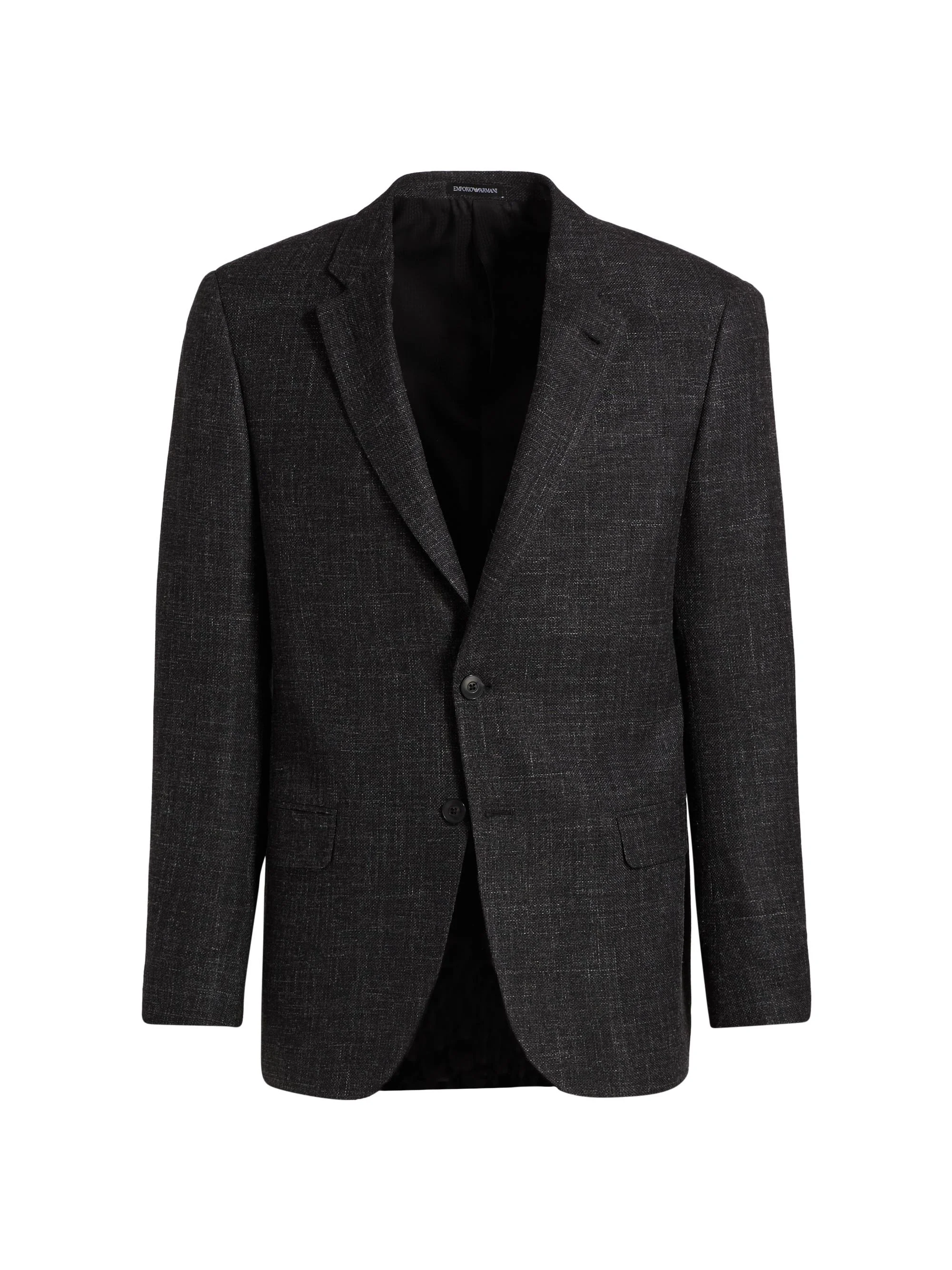 Men's Virgin Wool-Blend Blazer - Black - 1