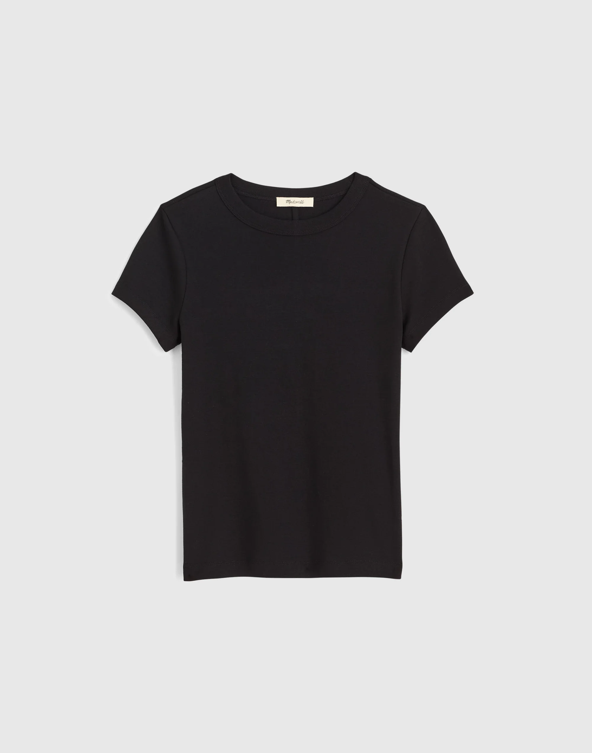 The '90s Crewneck Tee in Compact Cotton - 1