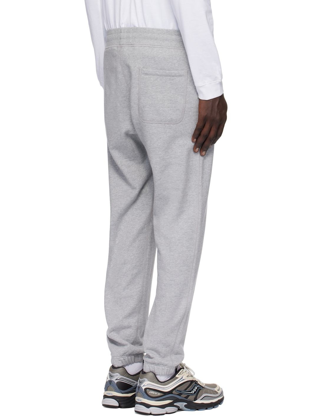 Gray Midweight Terry Standard Sweatpants - 3