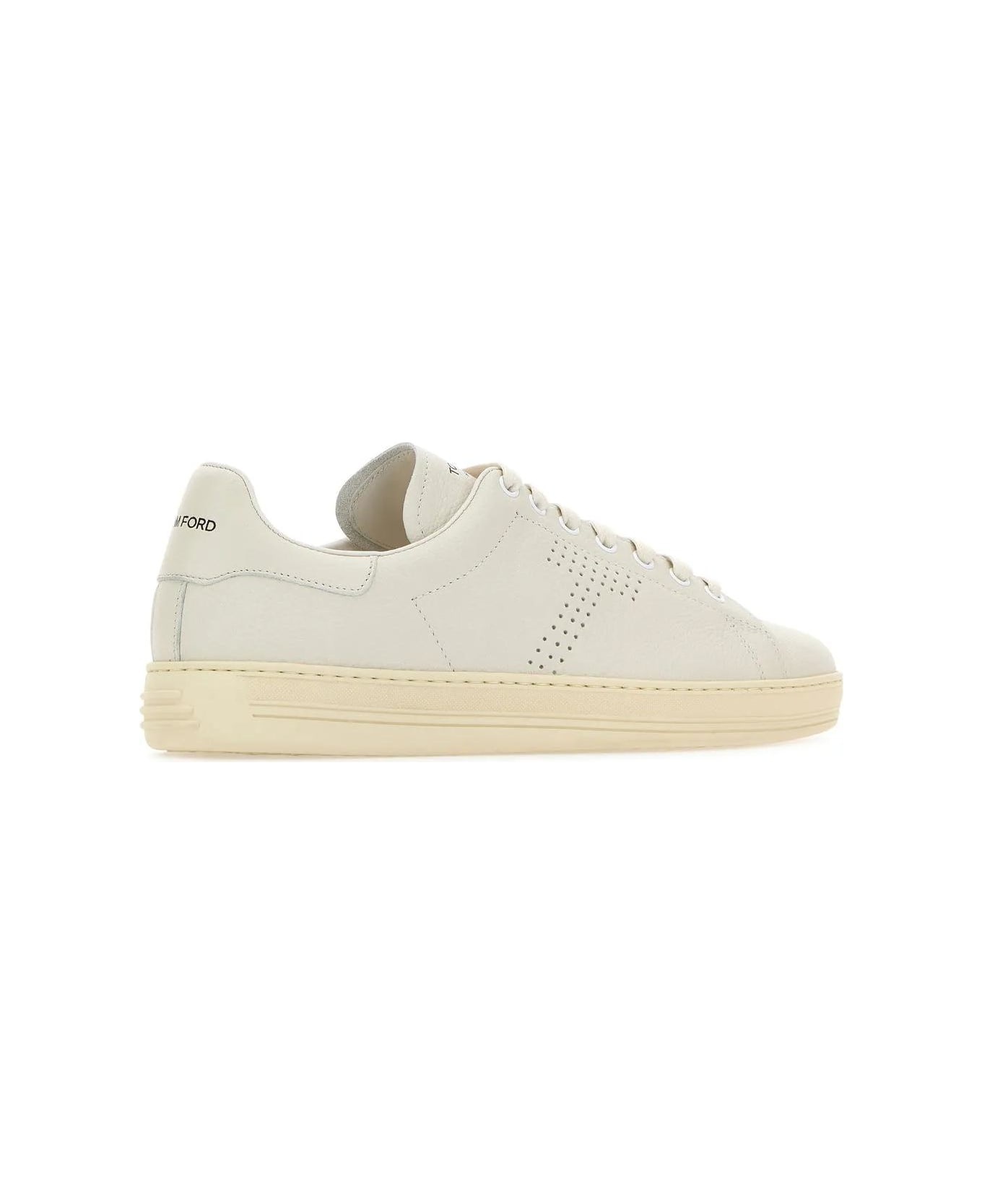 White Leather Warwick Sneakers - 3