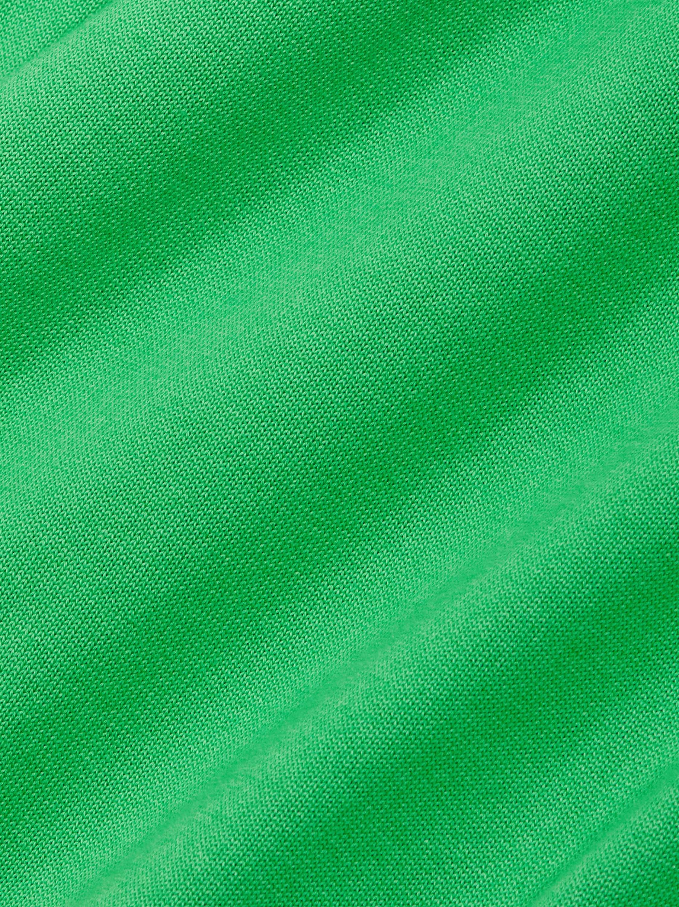 Mens Organic Cotton Knit Shorts - Jade Green - 5