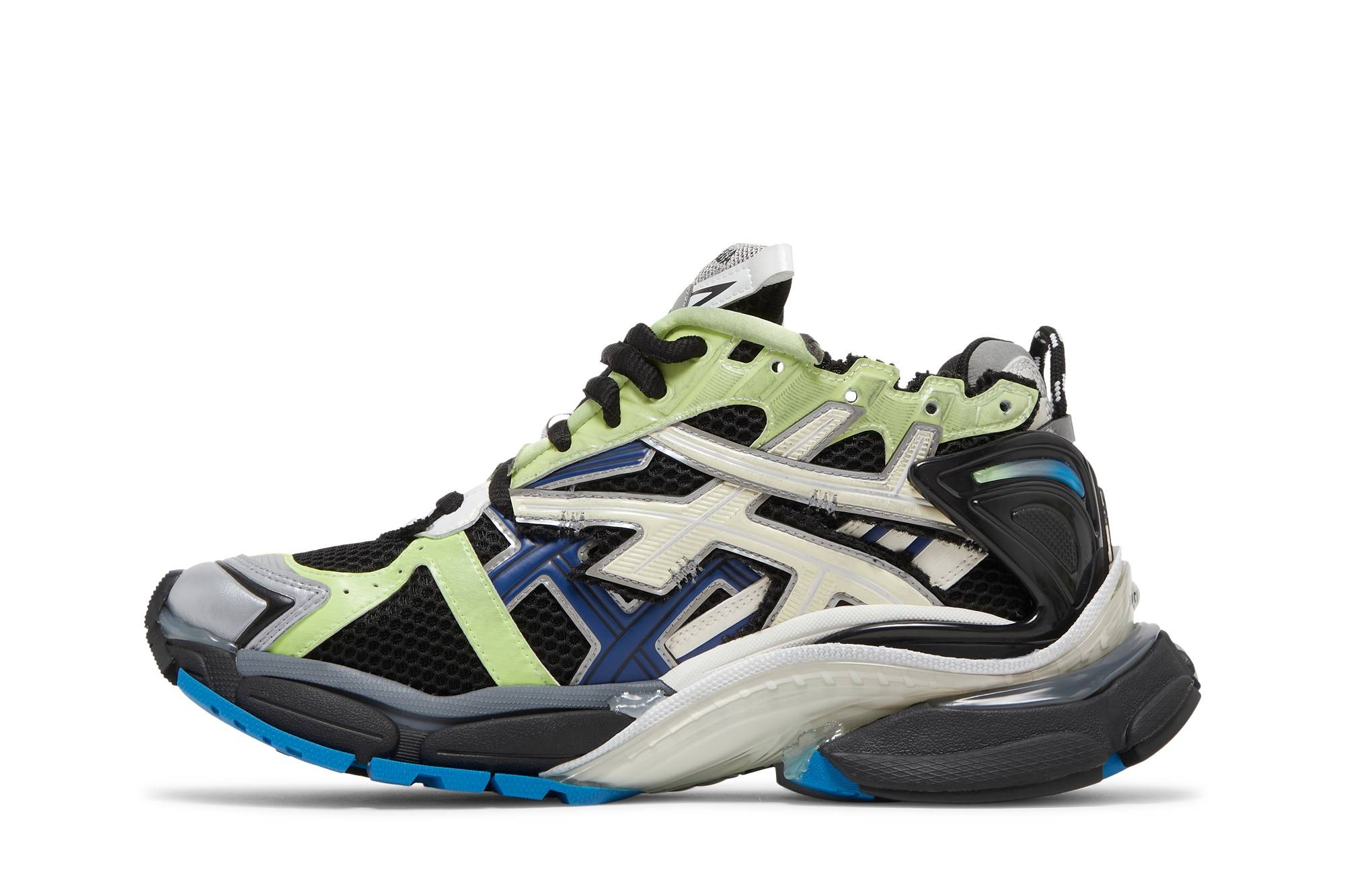 Balenciaga Runner Sneaker 'Grey Blue Green' - 3