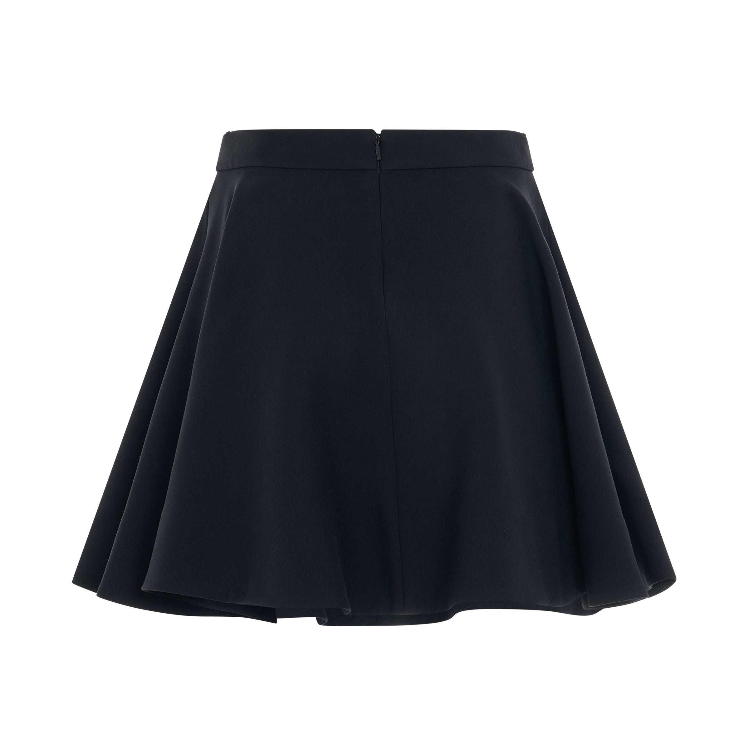Short Skirt in Black - 4