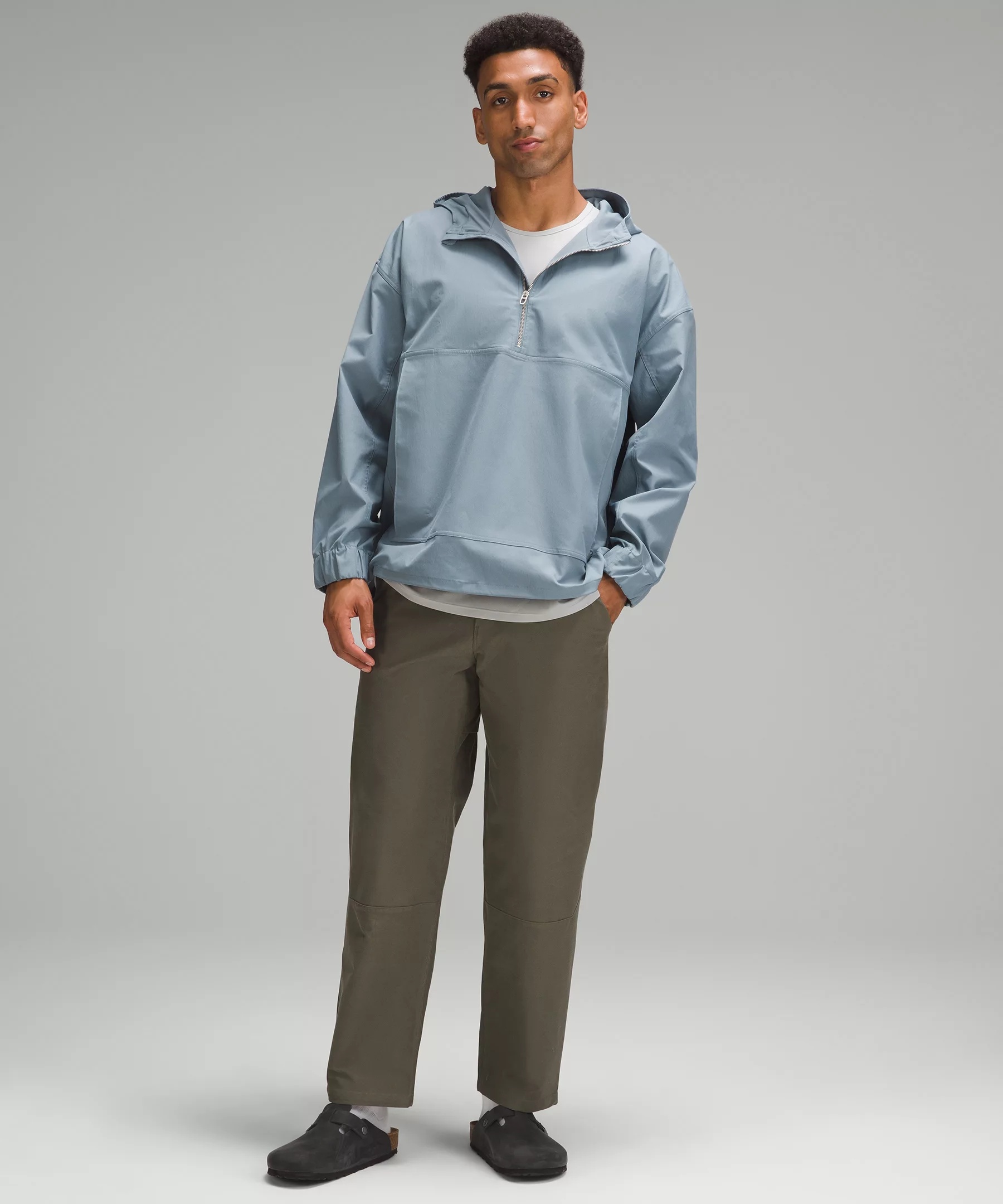 Smooth Twill Half-Zip Anorak - 2