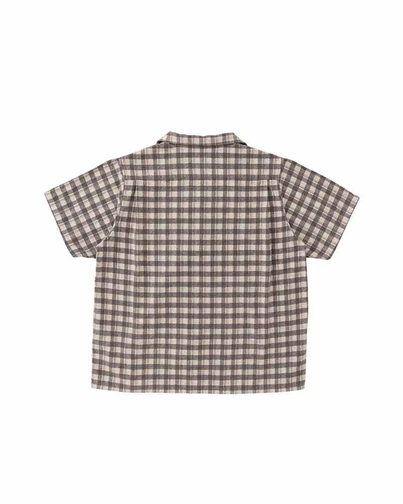 FAIRWAY SHIRT S/S KHADI CHECK PINK - 2