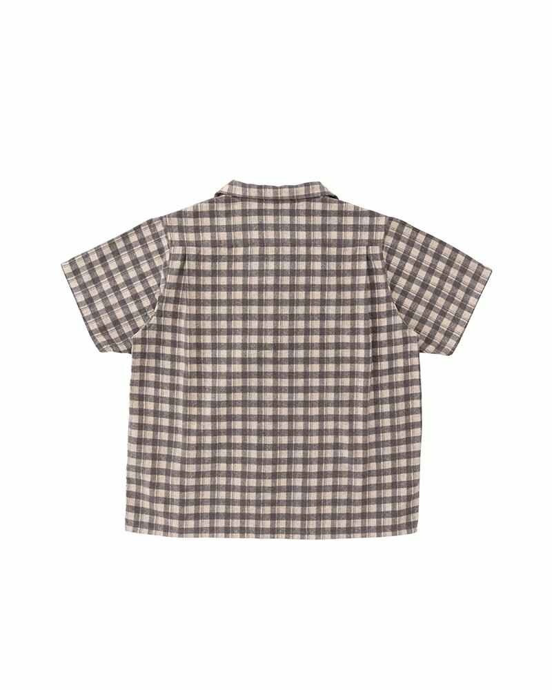 visvim FAIRWAY SHIRT S/S KHADI CHECK PINK outlook