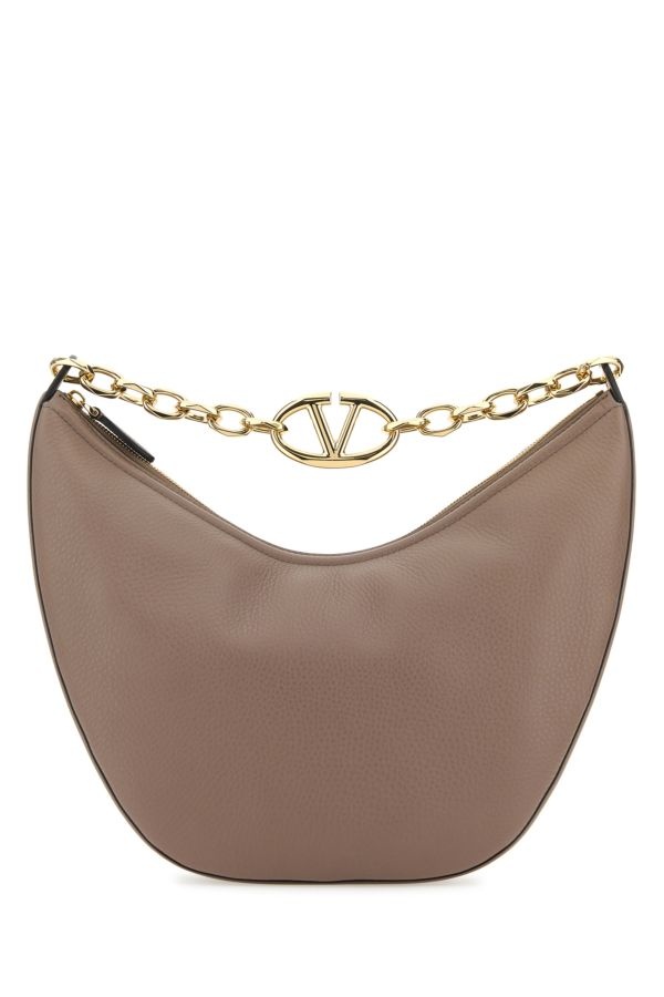 ショルダーバッグ・ポシェット VALENTINO Cappuccino leather medium VLogo shoulder bag Valentino Cappuccino leather medium VLogo shoulder bag