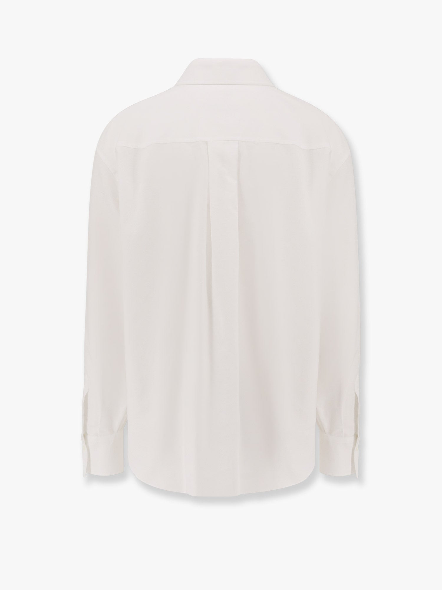 Brunello Cucinelli Cotton Shirt With Logo Embroidery - 2