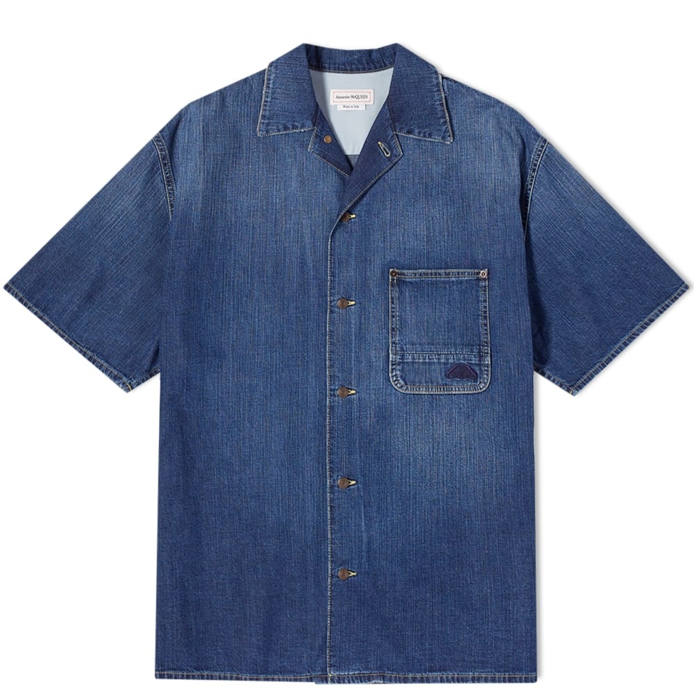 Alexander McQueen Alexander McQueen Hawaiian Denim Shirt