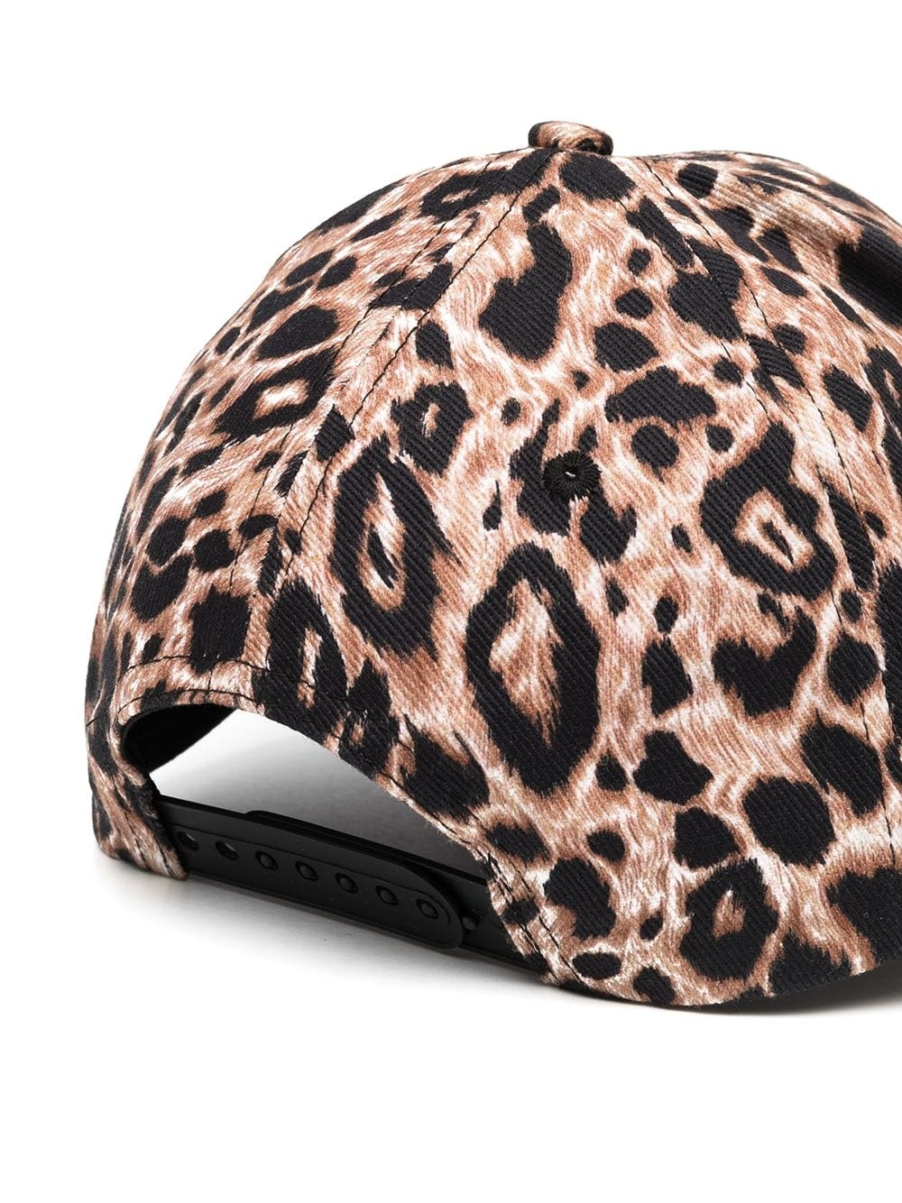 leopard print cotton cap - 2