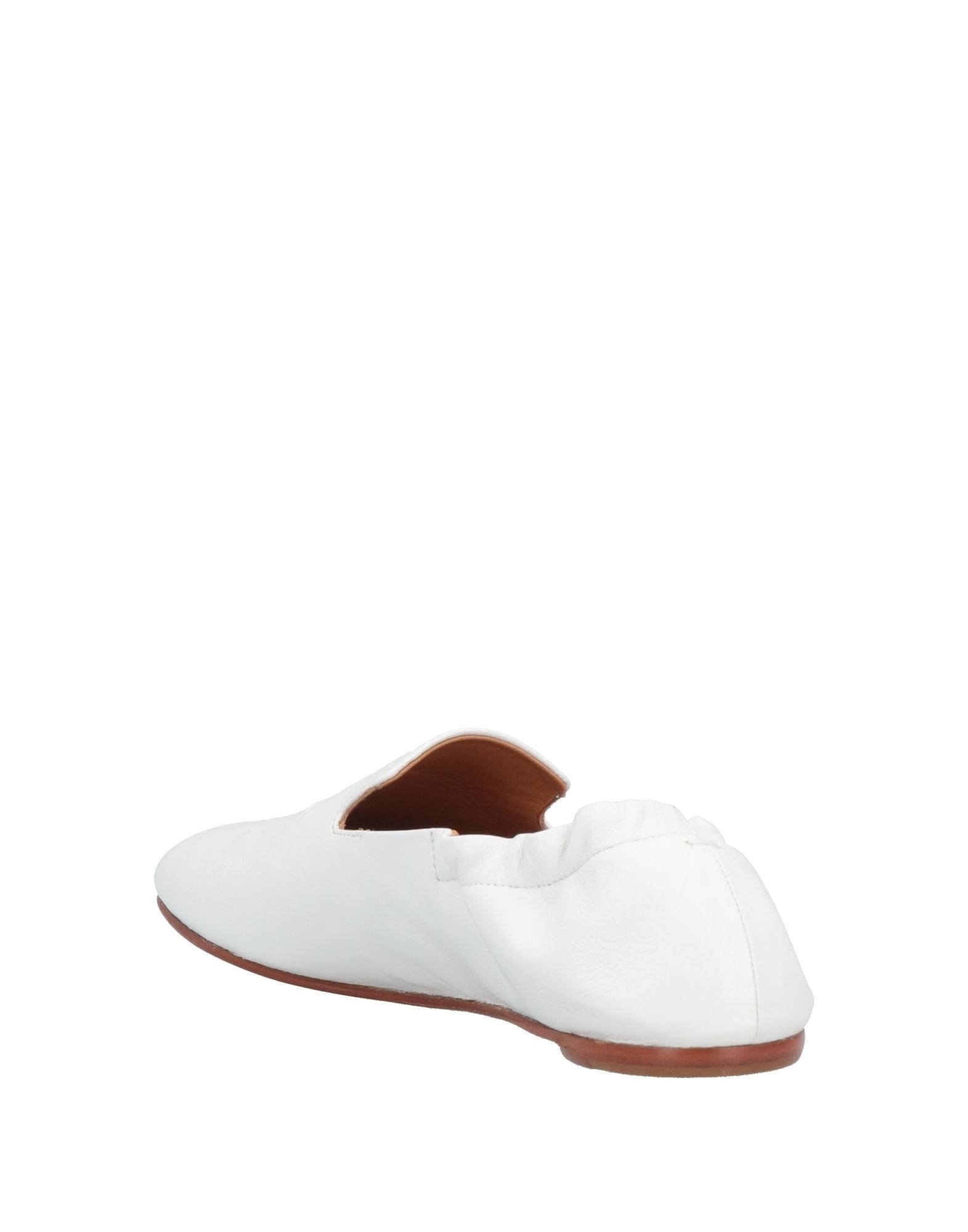 White Women's Loafers - 3