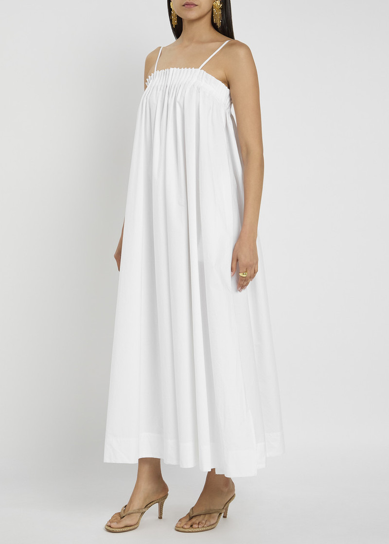 BEC + BRIDGE Bec & Bridge Aluca Pintuck Cotton-poplin Maxi Dress outlook