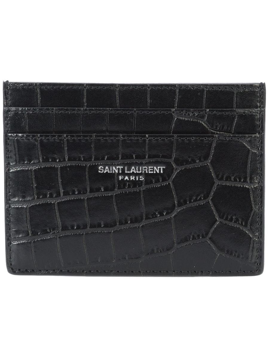 SAINT LAURENT "SAINT LAURENT PARIS" CARD HOLDERS - 1