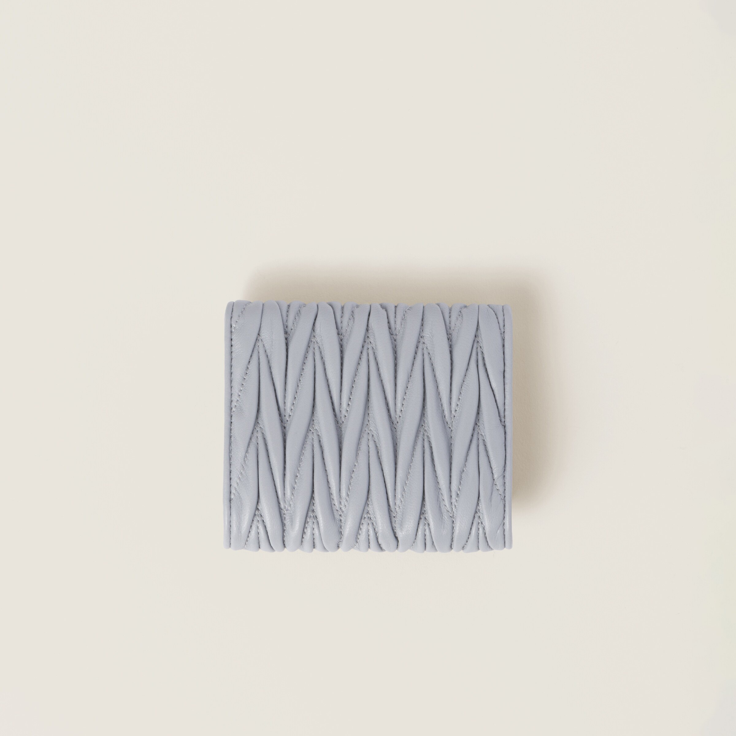 Small matelassé nappa leather wallet - 3