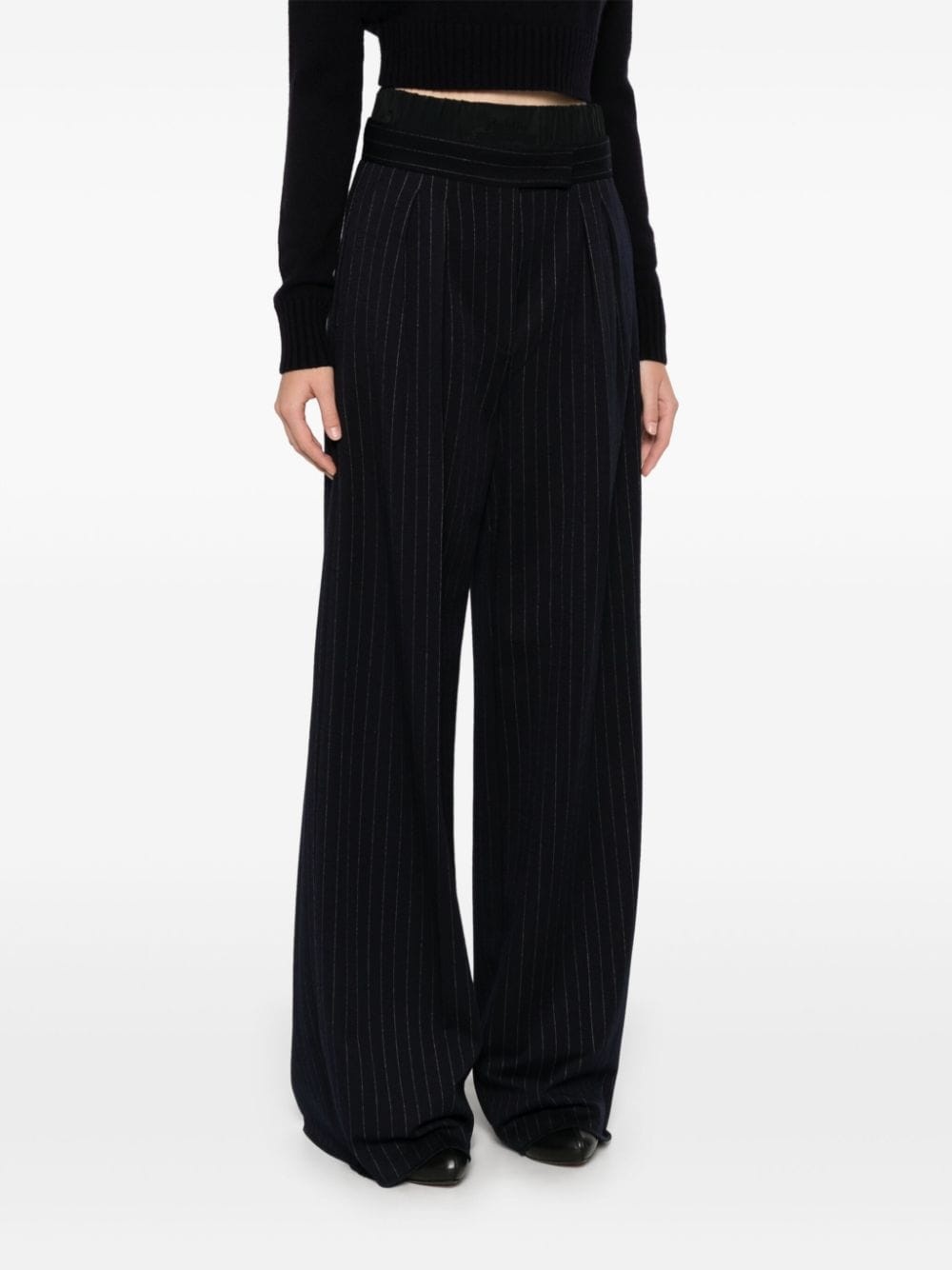 pinstriped trousers - 3